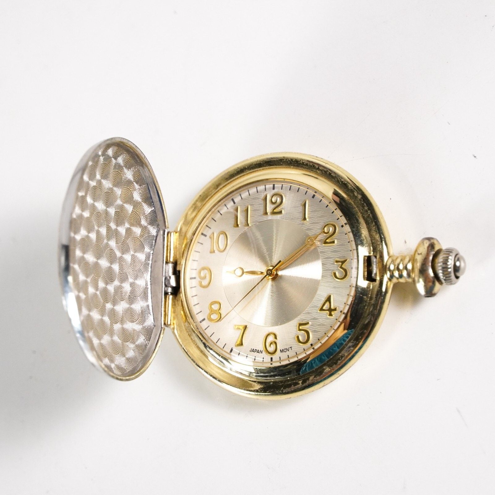 Allude Deer Pocket Quartz Watch Gold Silver Animal Elk Stag Case Size ONE SIZE - 3 Thumbnail