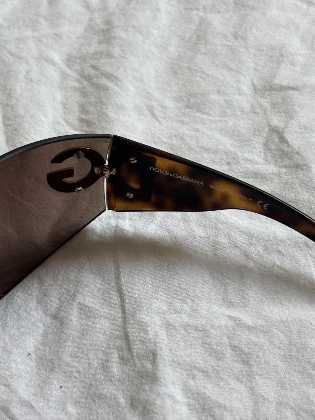 Dolce & Gabbana Dolce & Gabbana - Brown Shield Logo Sunglasses Size ONE SIZE - 3 Thumbnail