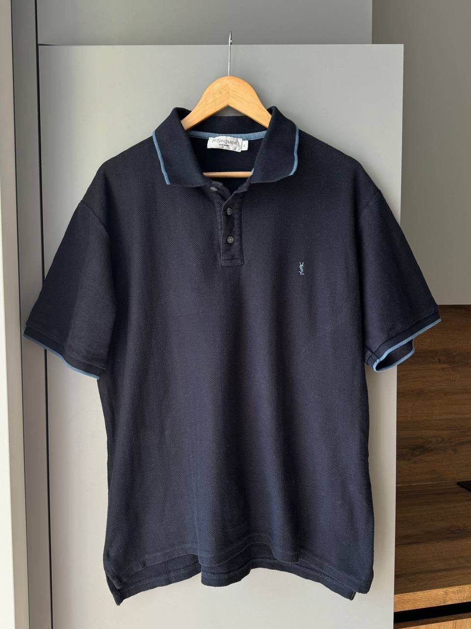 Vintage YSL Polo Spell Out YSL Shirt YSL Tee Size US XL / EU 56 / 4 - 1 Thumbnail