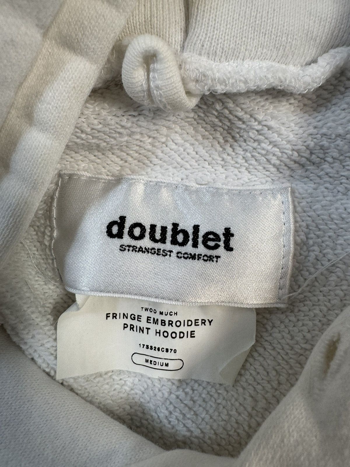 Doublet Doublet Fringe Embroided New York Hoodie Medium Size US M / EU 48-50 / 2 - 4 Thumbnail