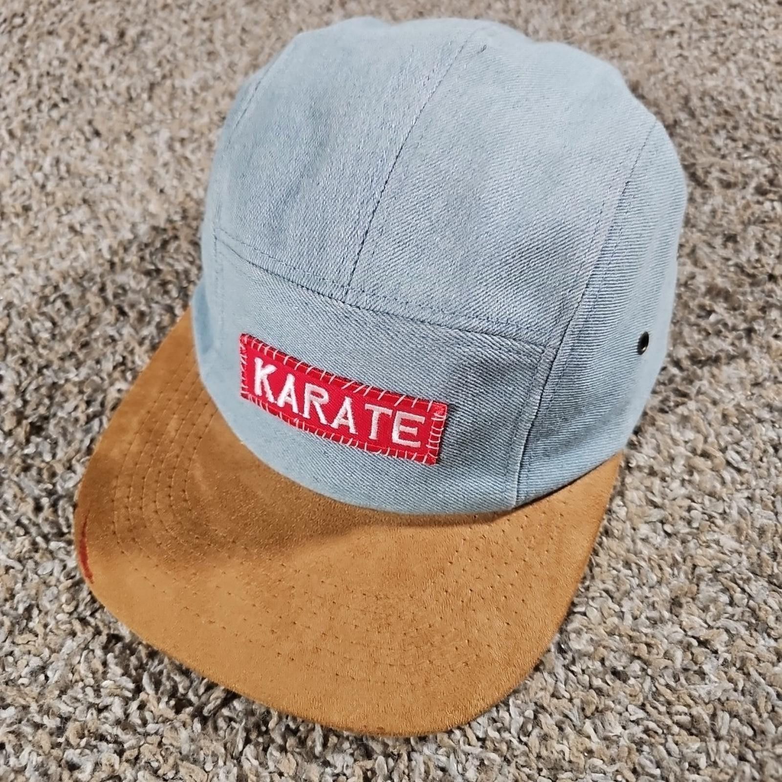Fifty Karats Karate Denim & Suede Panel Hat Claspback Size ONE SIZE - 1 Thumbnail