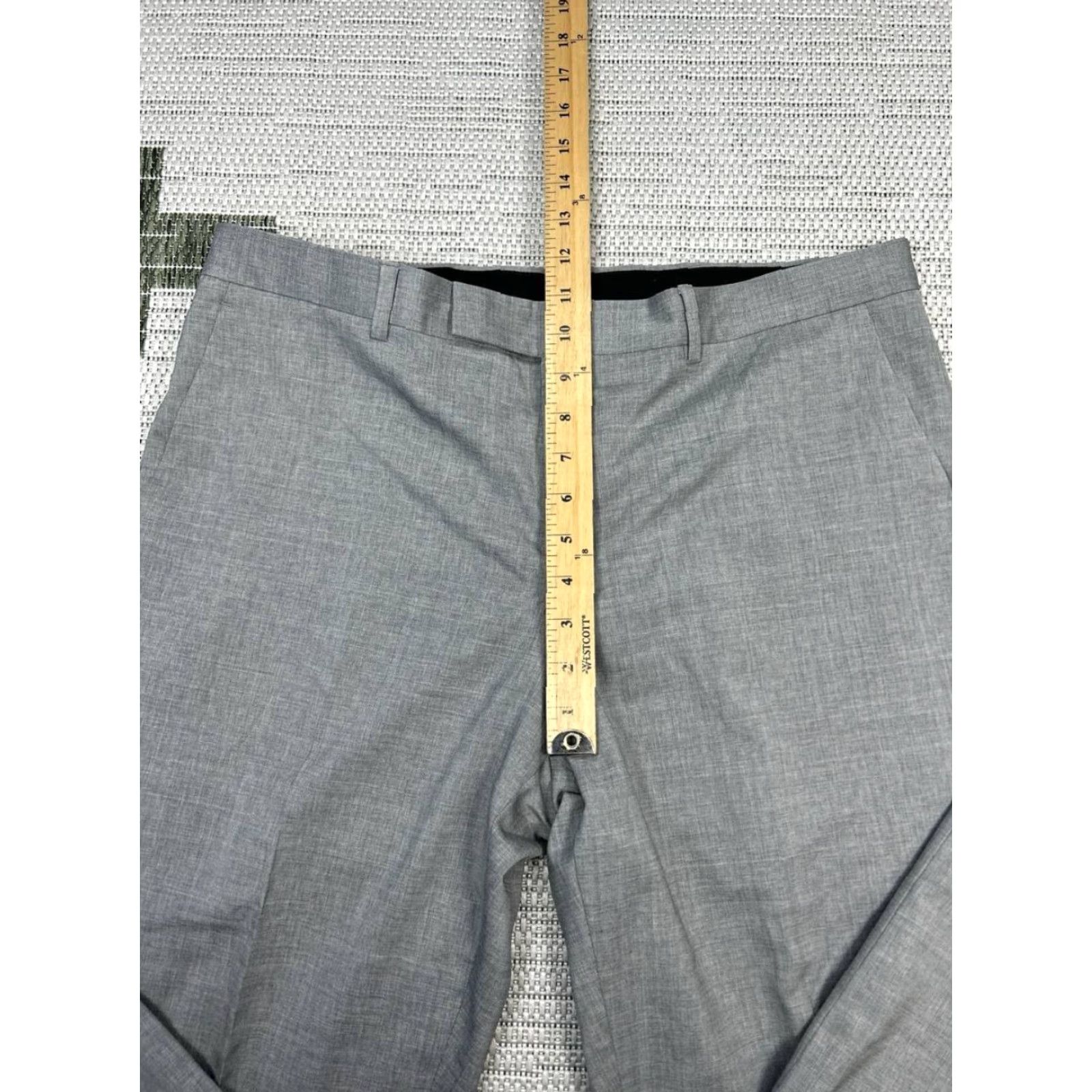 Paul Smith Paul Smith Dress Pants Mens 44 Gray Wool Tapered Leg Dress Pants Mens 44 Gray Wool Tapered Leg Size US 44 / EU 60 - 4 Thumbnail