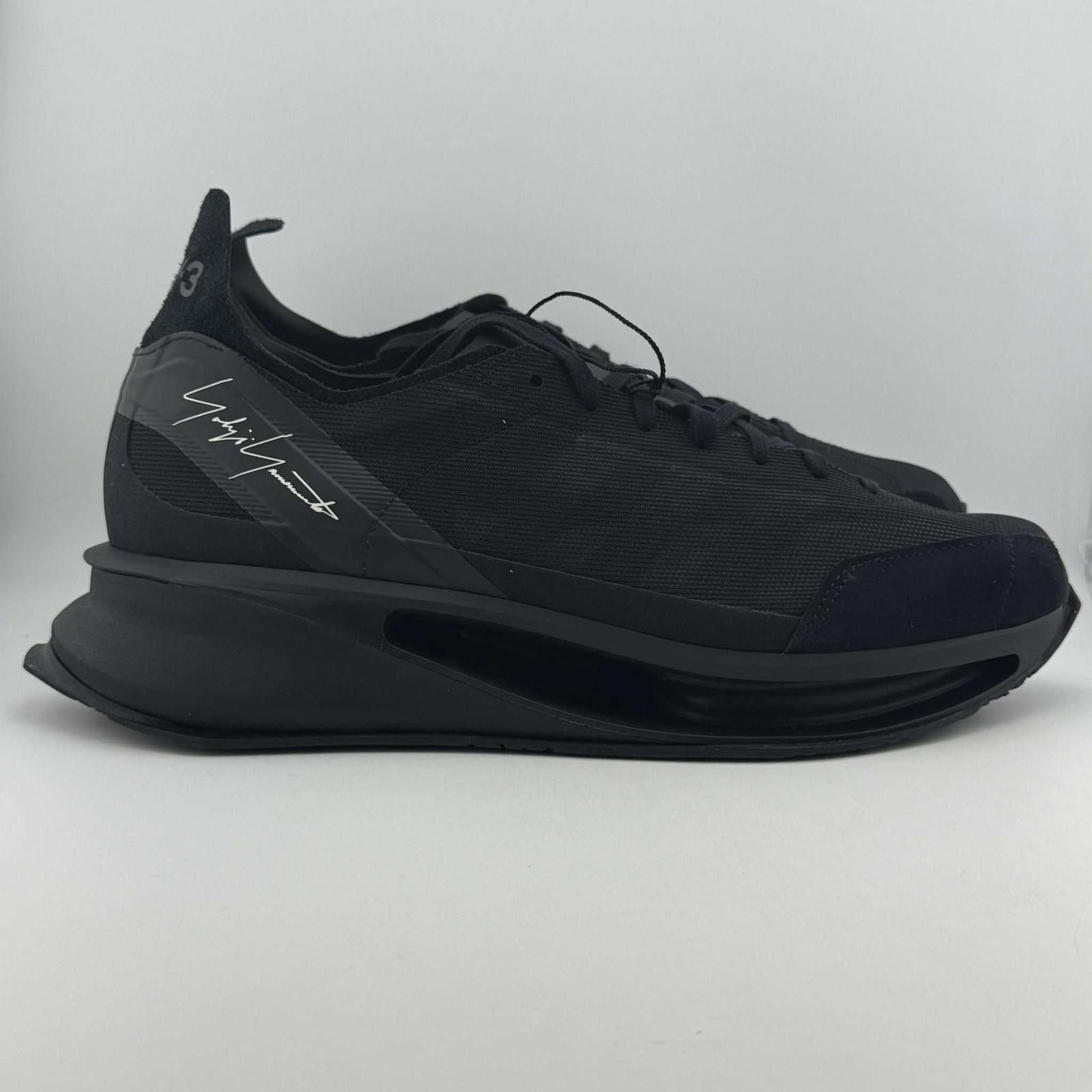 Adidas Adidas Y-3 S-Gendo Run Black US 12 New with Box IE5700 Size US 12 / EU 45 - 3 Thumbnail
