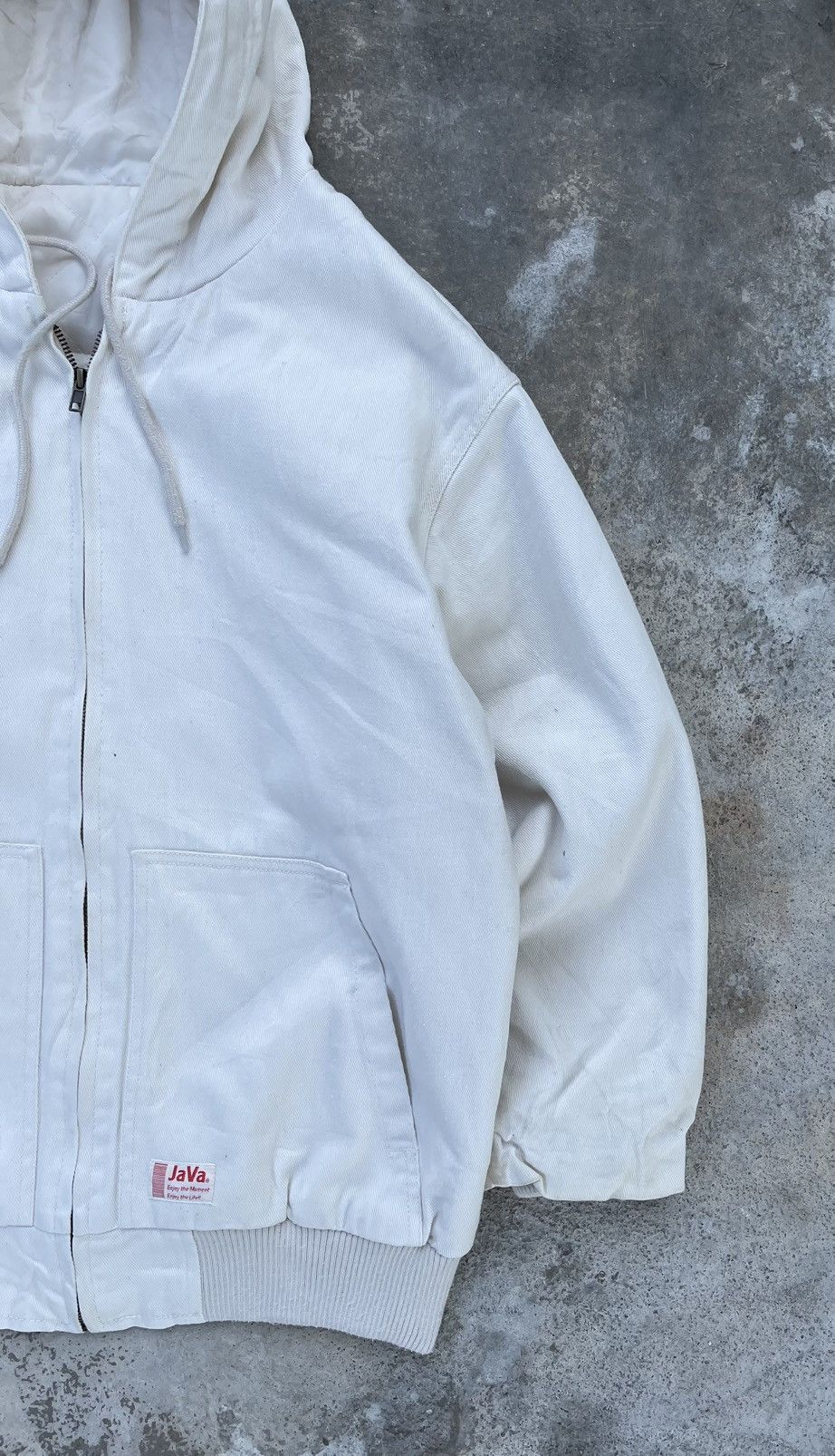 Japanese Brand × Vintage Vintage Java Active Hoodie Bomber Jacket Size US L / EU 52-54 / 3 - 5 Thumbnail