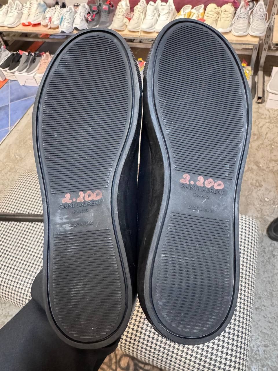 Saint Laurent Paris Saint Laurent Paris Andy Low Leather shoes Size US 6 / IT 36 - 7 Thumbnail