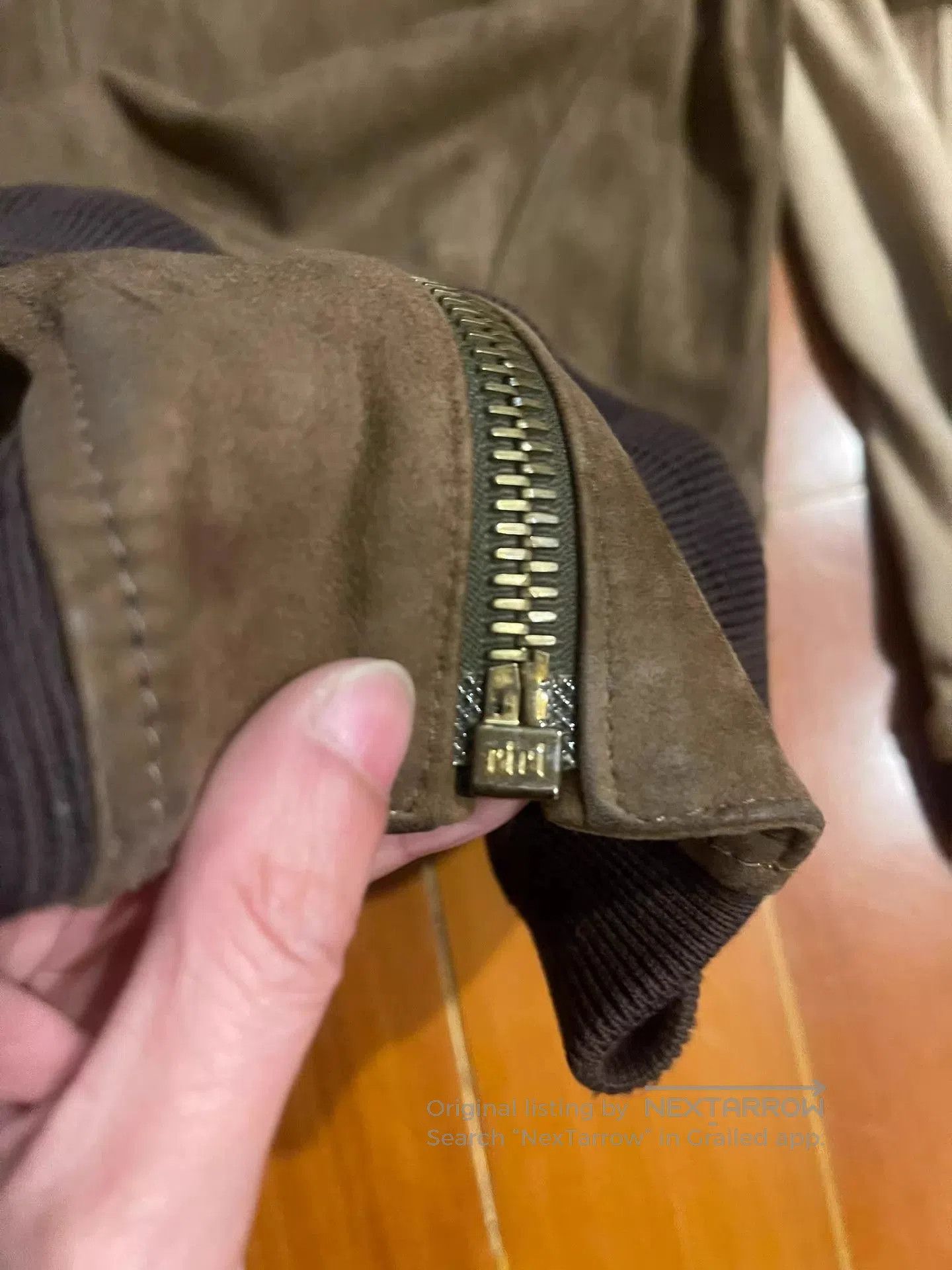 Visvim Brown Two-Tone Bomber Jacket Size S. Size US S / EU 44-46 / 1 - 5 Thumbnail