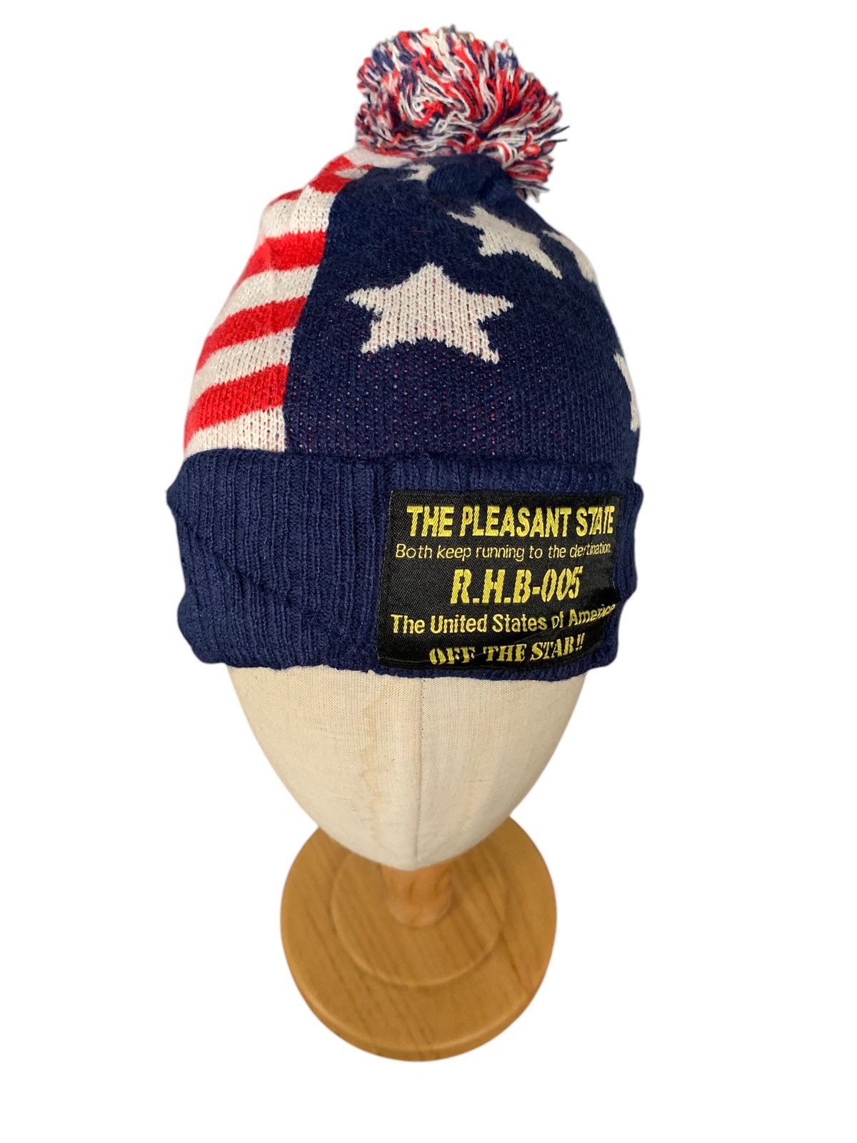 Japanese Brand × Kapital × Vintage American flag knitted Winter sessions Beanie Hats Size ONE SIZE - 1 Thumbnail
