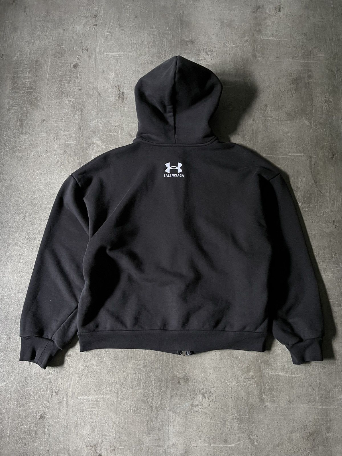 Balenciaga × Under Armour Balenciaga x Under Armour zip up black hoodie Size US S / EU 44-46 / 1 - 4 Thumbnail