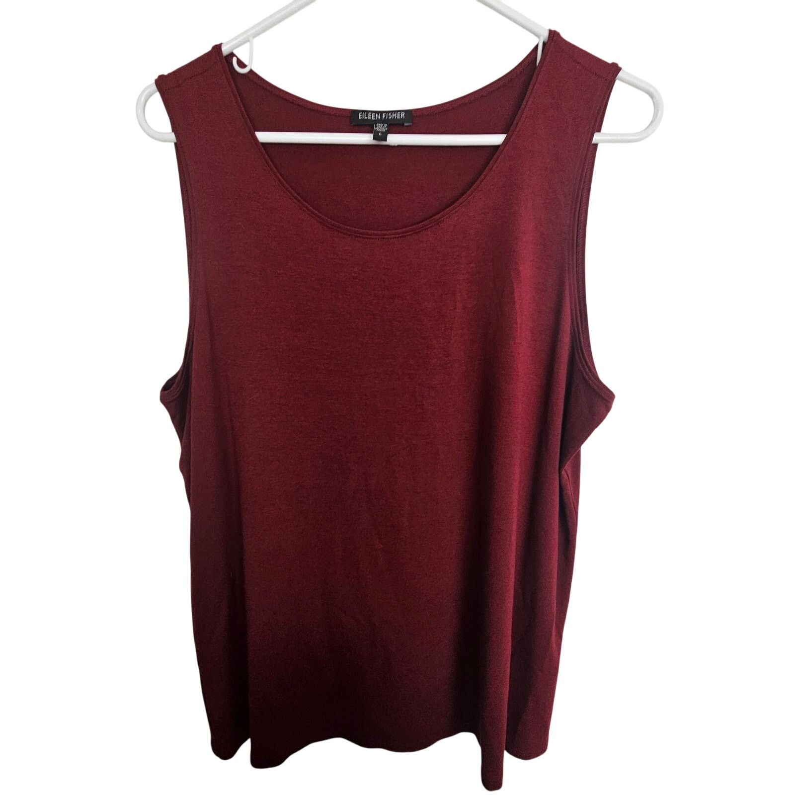 Eileen Fisher Eileen Fisher Womens Tank L Stretch Minimalist Sustainable Size L / US 10 / IT 46 - 1 Thumbnail