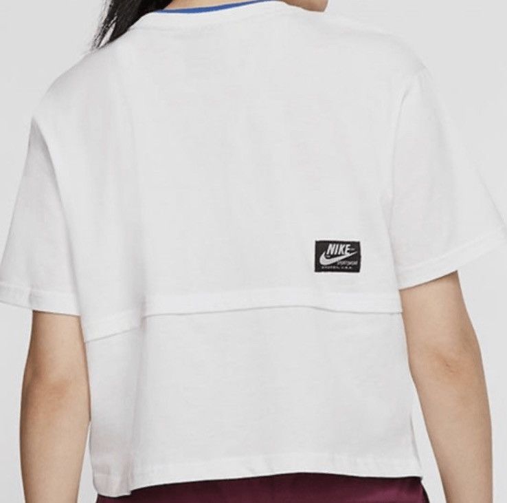 Nike Nike Sportswear Icon Clash Logo Crop Tee Size L / US 10 / IT 46 - 4 Thumbnail