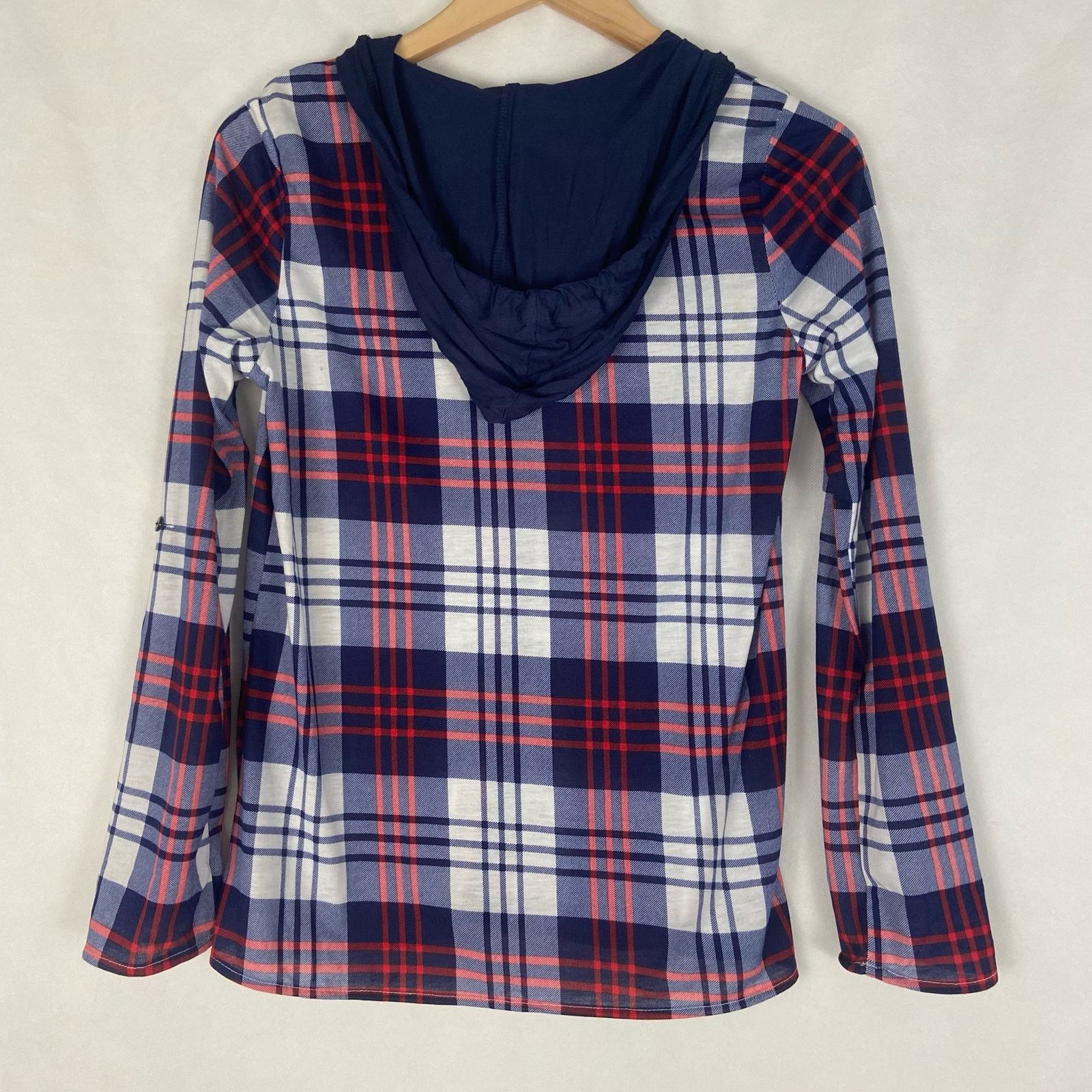 Other NWT Notations Juniors Button Up Hooded Shirt Size Medium Size M / US 6-8 / IT 42-44 - 12 Thumbnail