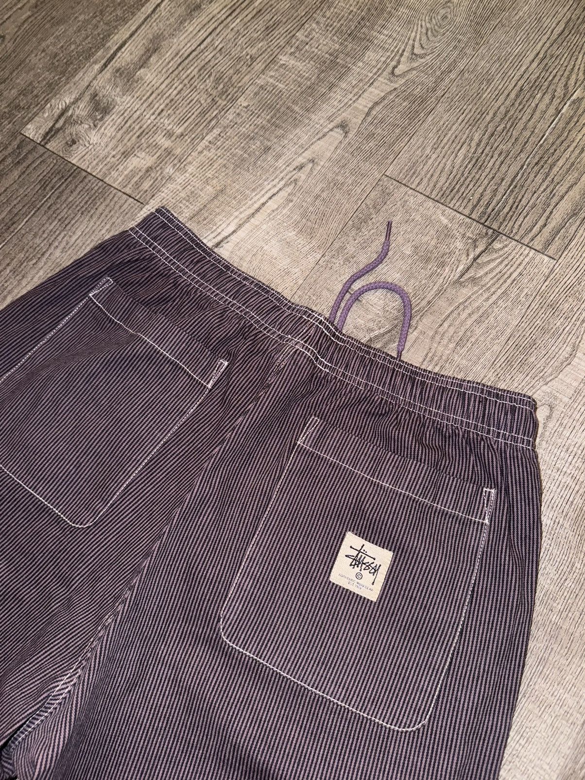 Stussy Overdyed Hickory Relaxed Pant Size US 32 / EU 48 - 6 Thumbnail