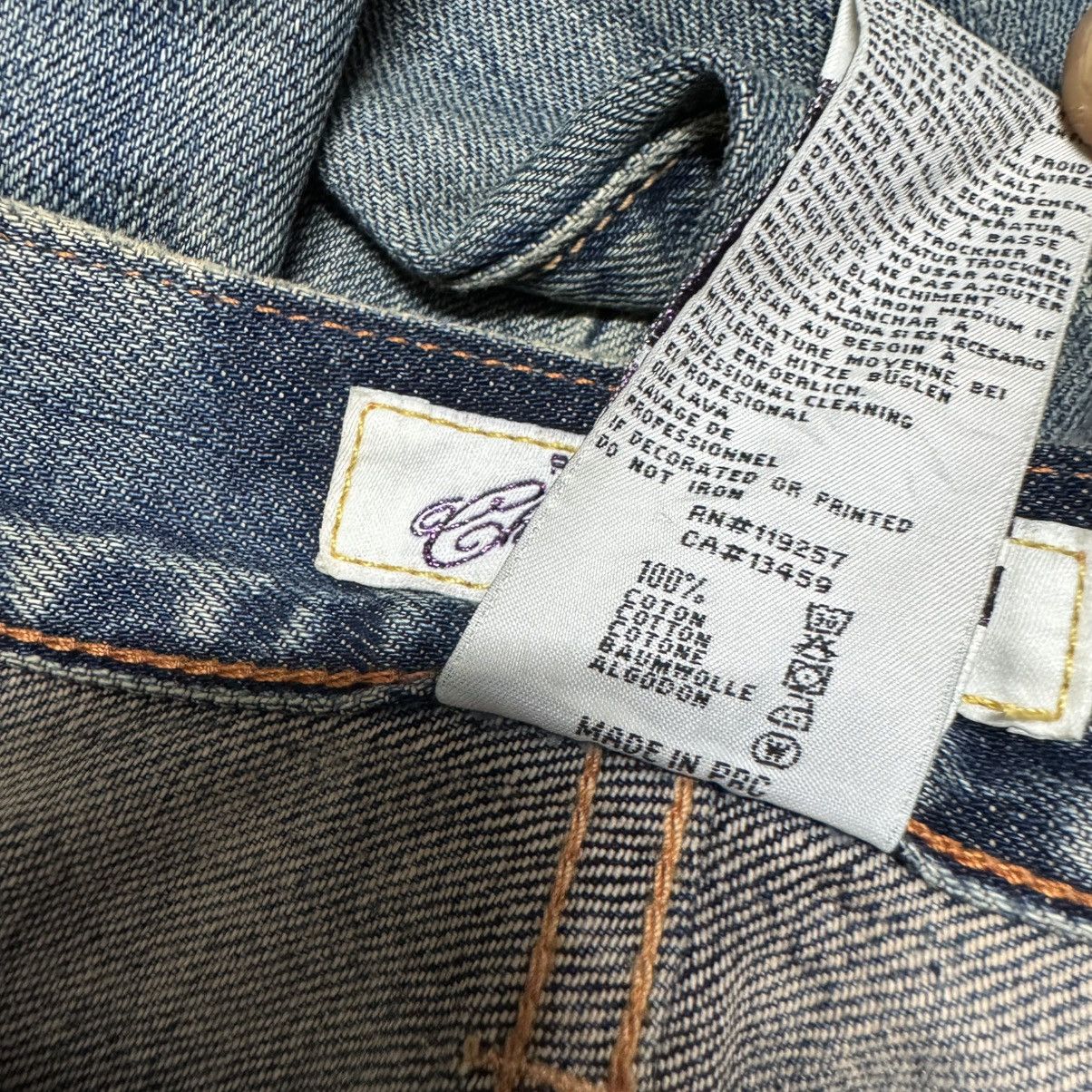 Christian Audigier Vintage Christian Audigier Denim Thrashed Jeans Size US 32 / EU 48 - 23 Thumbnail