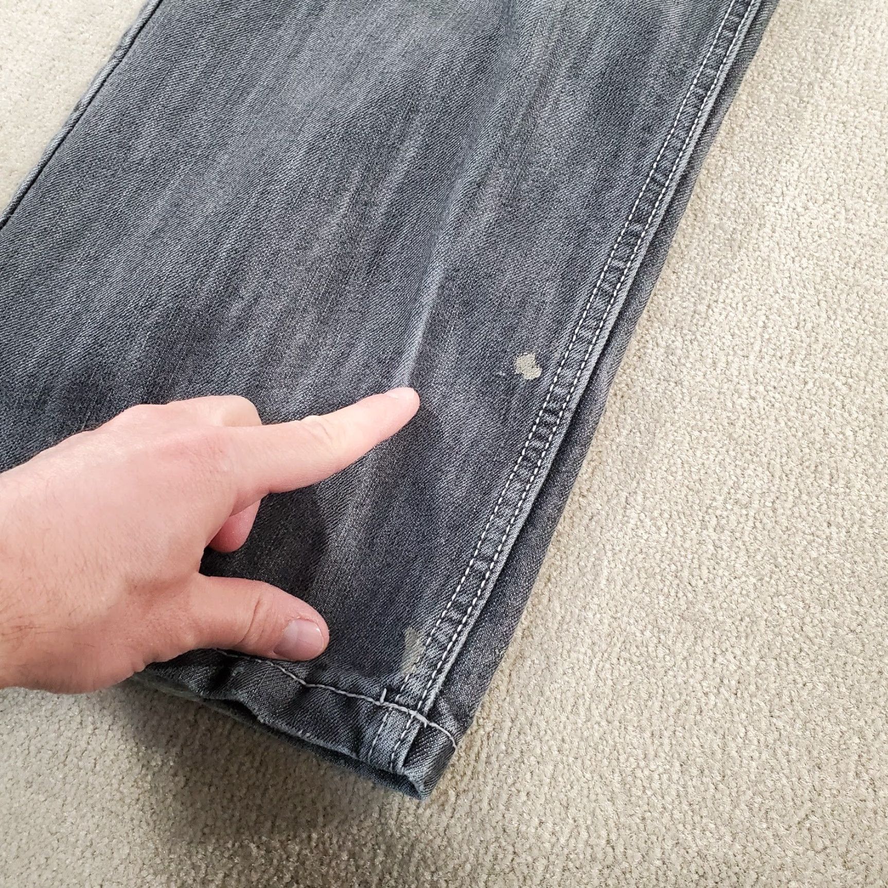 Southpole VINTAGE Southpole Jeans Mens 38x31 Gray Baggy Loose Skater Wide Leg Hip Hop Y2K Denim Hip Hop 90s Mens Jeans Size US 38 / EU 54 - 5 Thumbnail