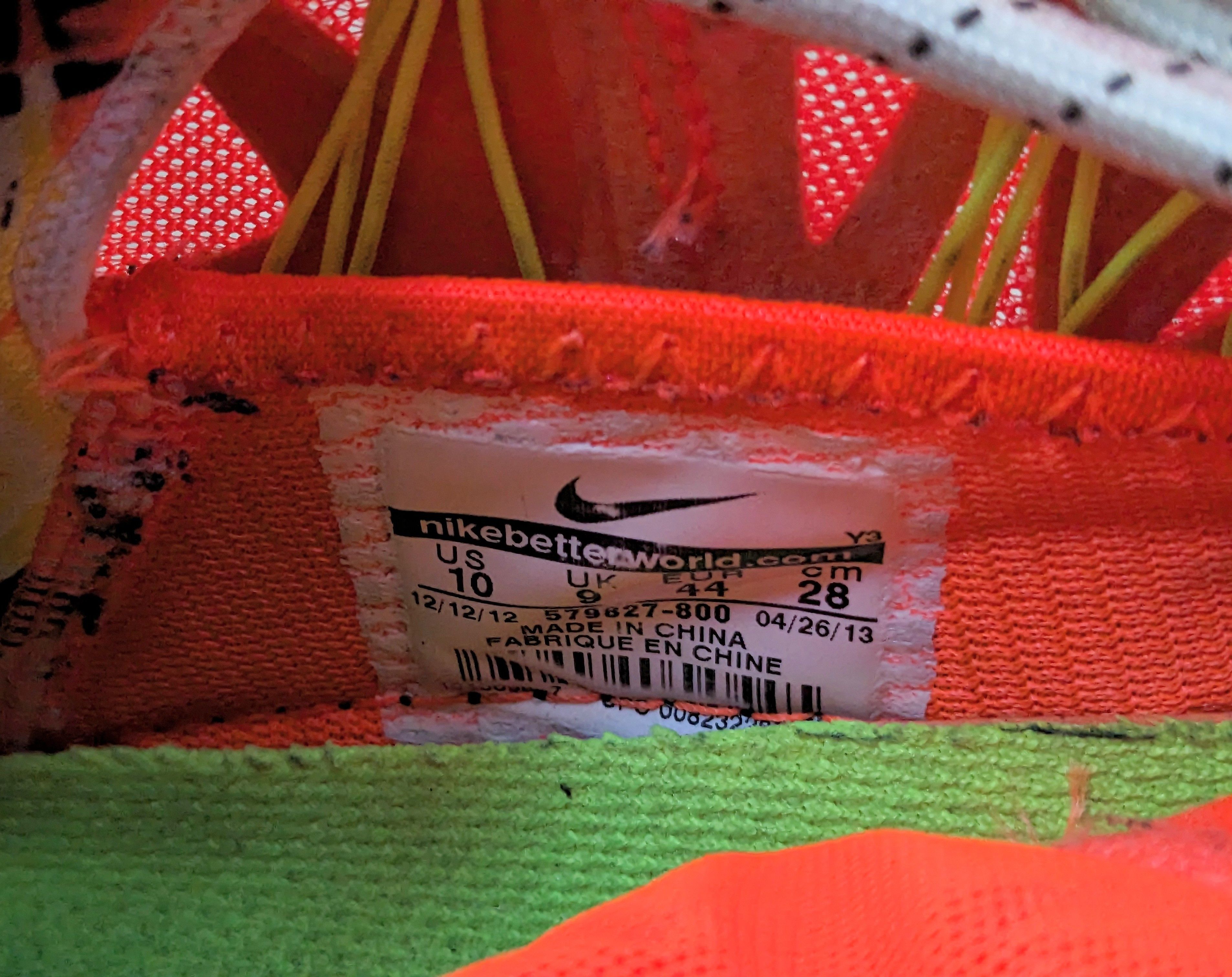 Nike Nike LeBron 10 X PS Elite Total Crimson Orange 579827-800 Size US 10 / EU 43 - 12 Thumbnail