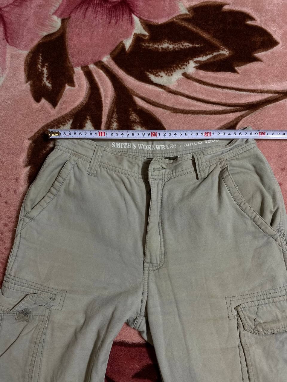 Japanese Brand Vintage Japanese Brand Flare Baggy Cargo Pants Workwear Size US 30 / EU 46 - 13 Thumbnail
