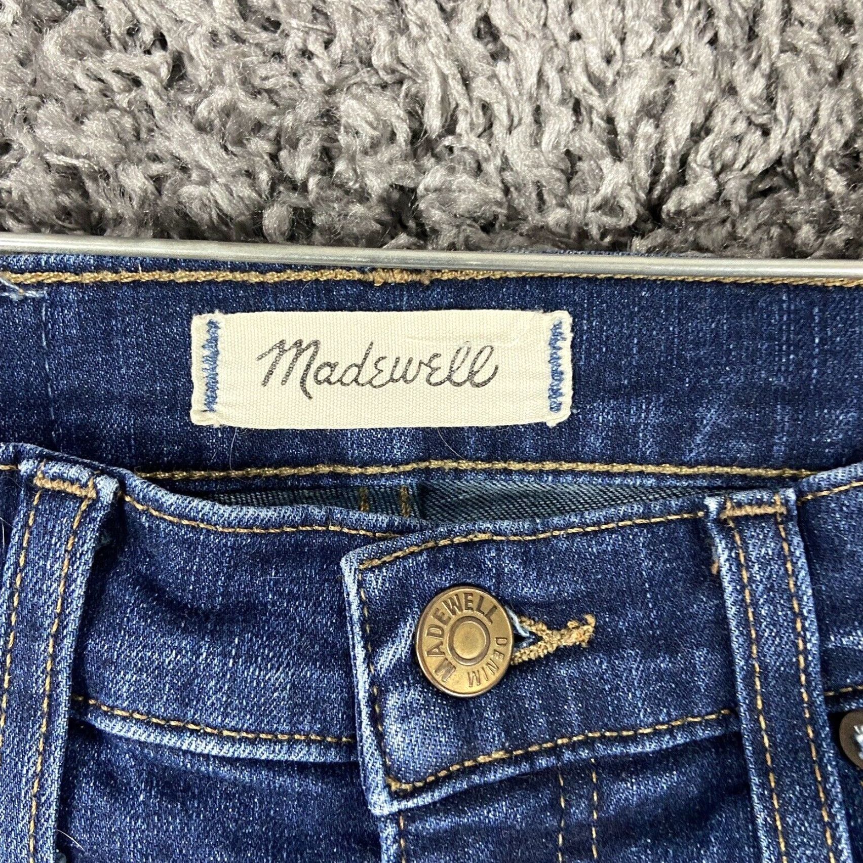 Madewell Madewell High-Rise Skinny Blue Jeans Womens 24 Size 42" / US 20 - 5 Thumbnail