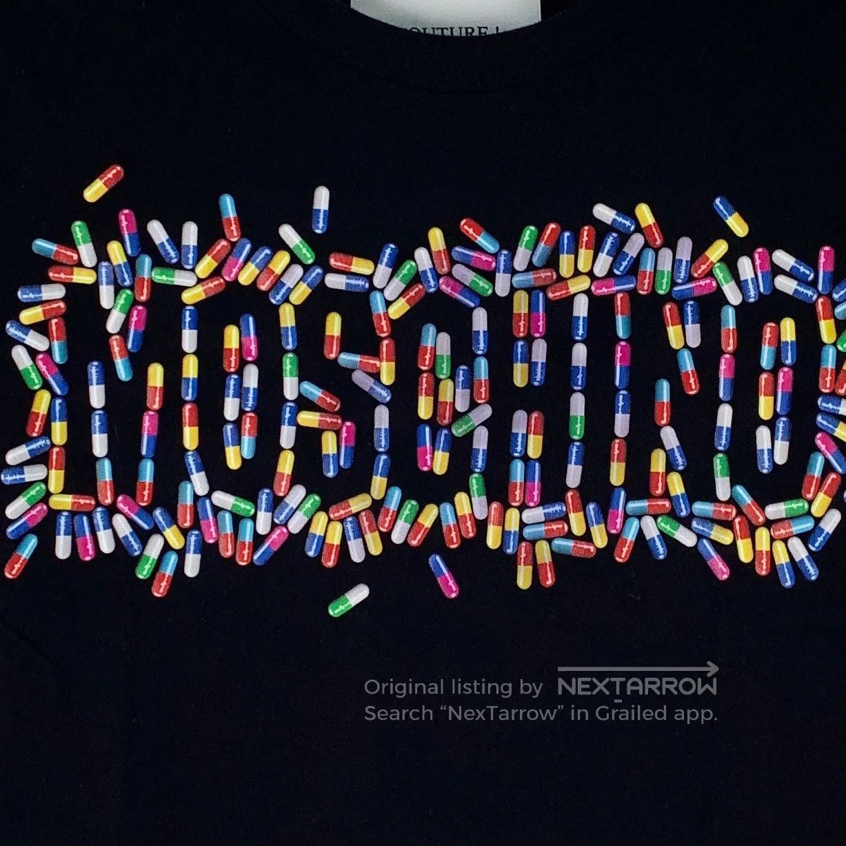 Moschino Moschino Black capsule letter print cotton round neck shor Size US XS / EU 42 / 0 - 4 Thumbnail