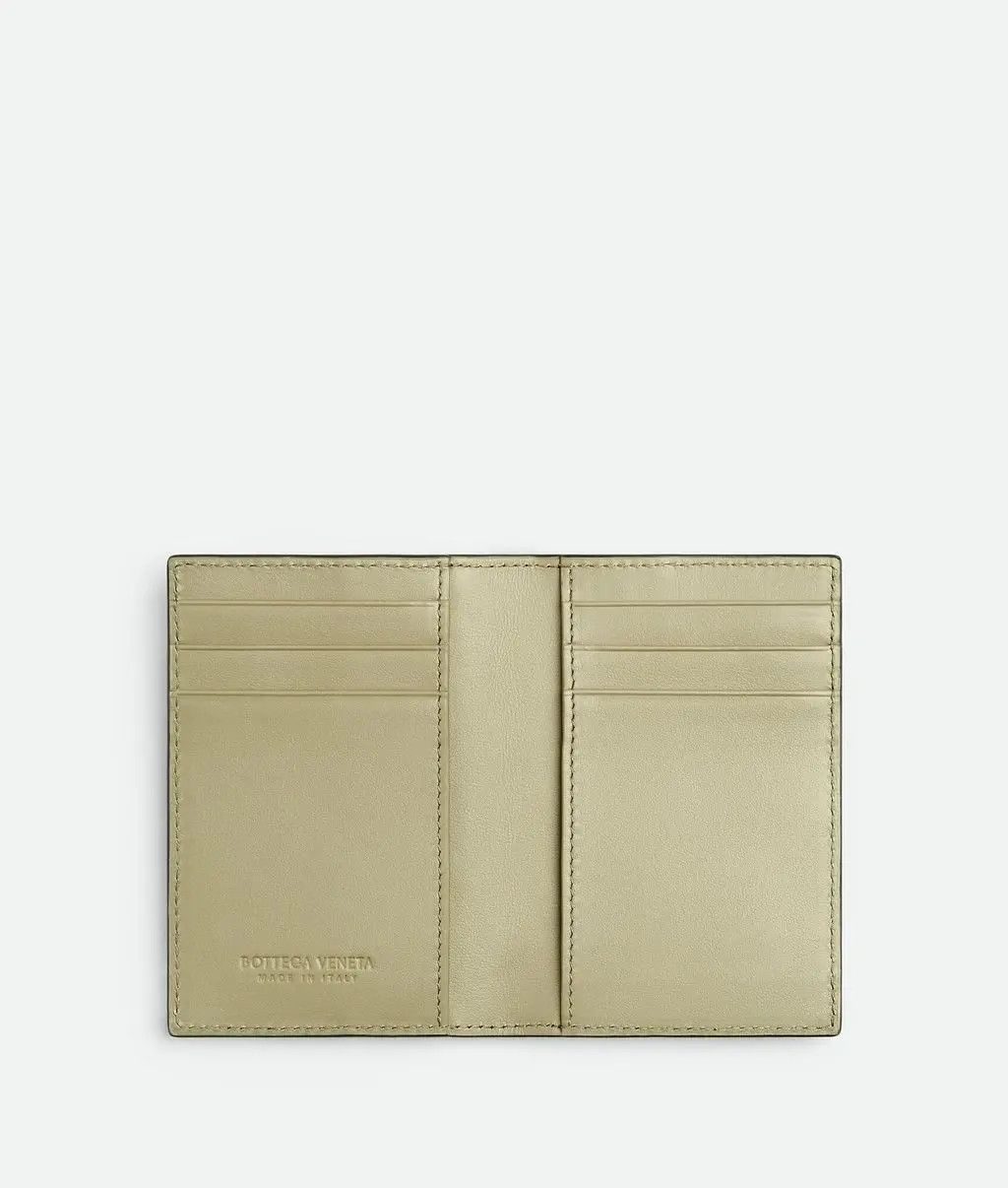 Bottega Veneta o1lf3ng10525 Size: OS / Intrecciato Flap Card Case Green Size ONE SIZE - 3 Thumbnail