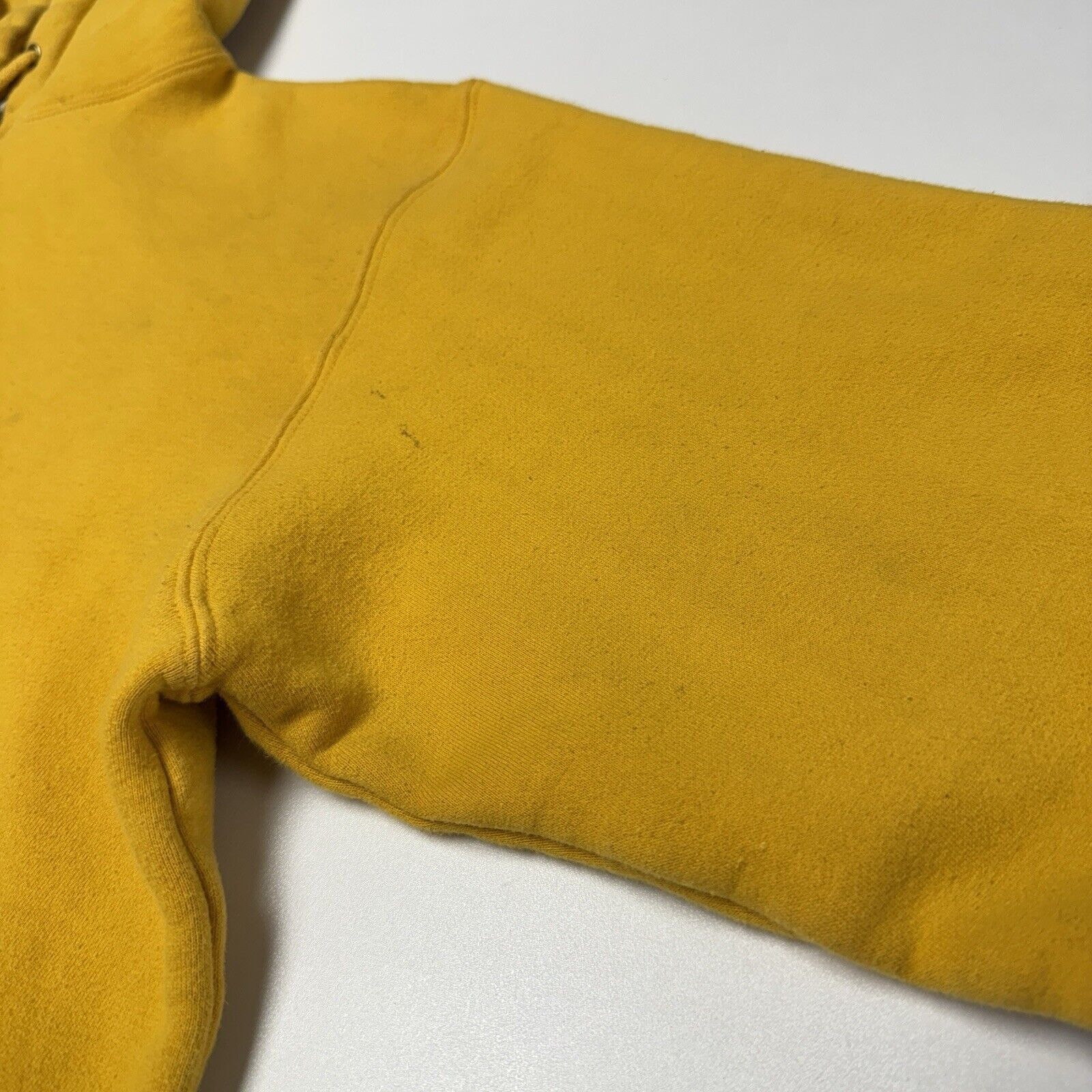 Stussy Stussy Blank Hoodie Mens Large Yellow Y2K Skate Sweatshirt B Size US L / EU 52-54 / 3 - 9 Thumbnail