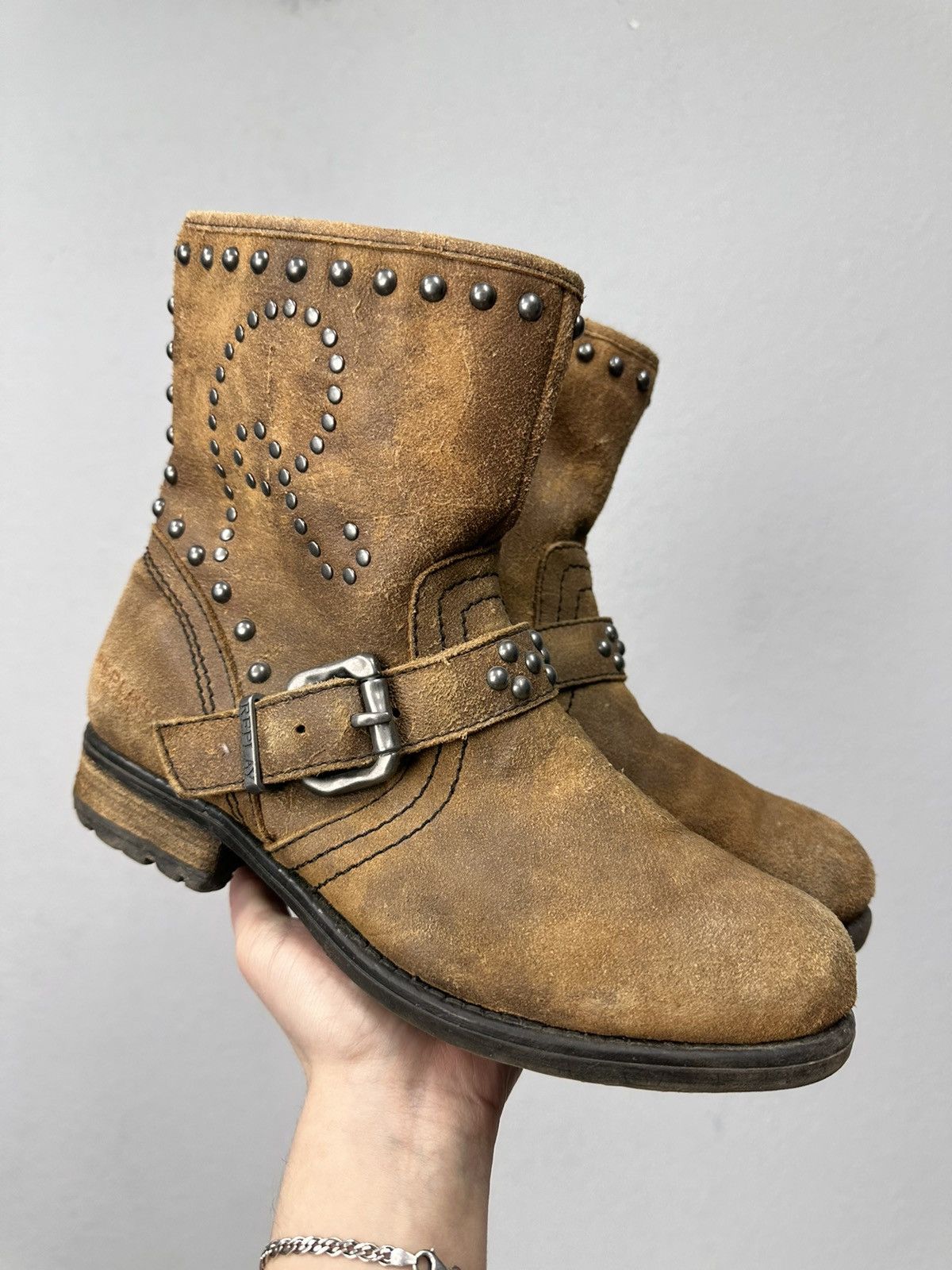 A.S.98 Vintage Leather Boots AS 98 Style Kapital Vibe Rick Owens Size US 7.5 / EU 40-41 - 4 Thumbnail
