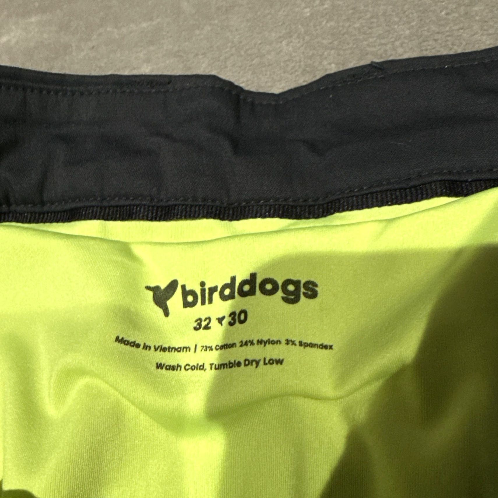 Vintage Bird Dogs Pants Men Navy Blue Chino Lined Stretch Pockets Regular 32x30 Flat Front Tapered Zipper Button Size US 31 - 3 Thumbnail