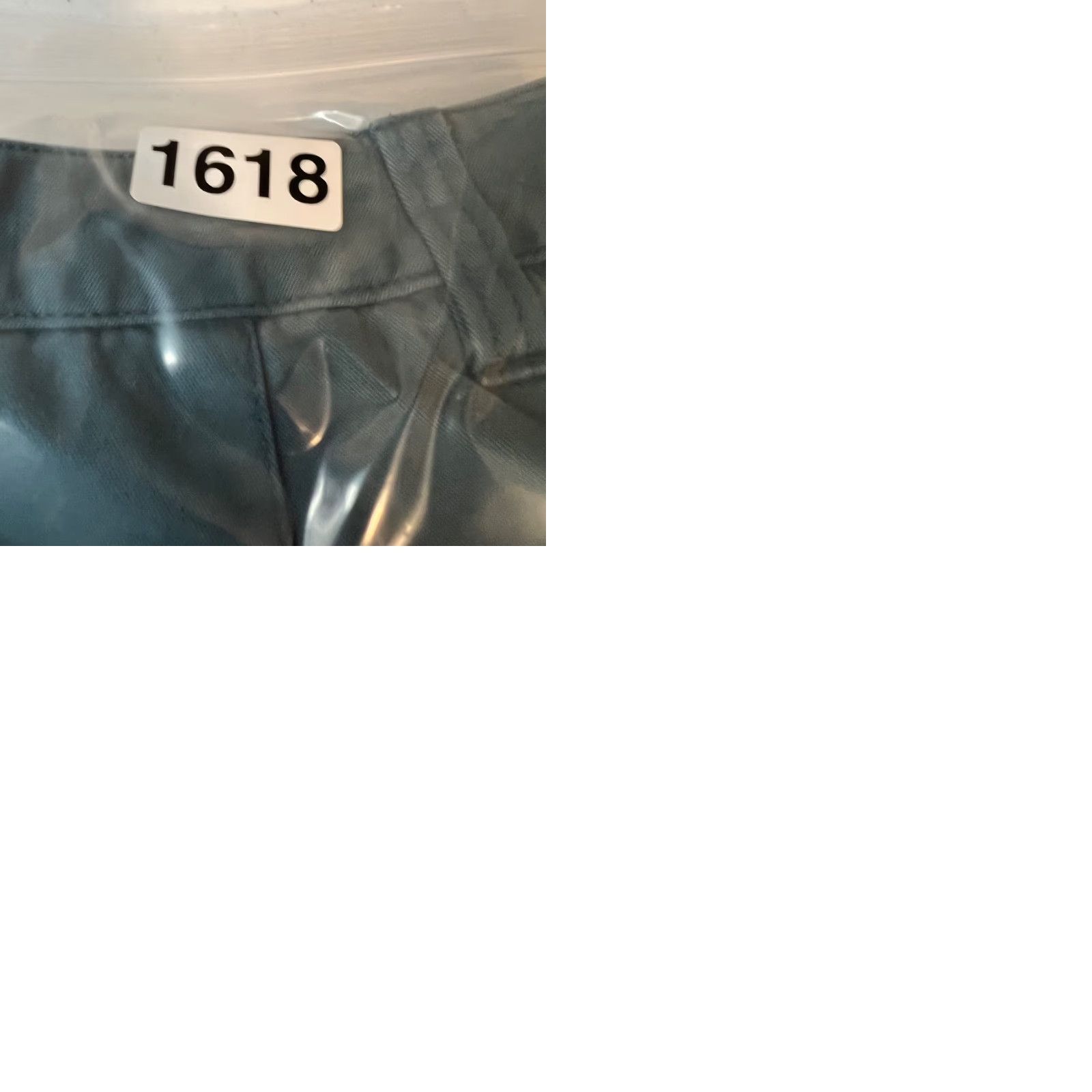Vintage Sunday Best Womens Pants Straight Leg 10 Blue Organic Cotton Chino Casual Vintage: No Size 32" / US 10 / IT 46 - 9 Thumbnail