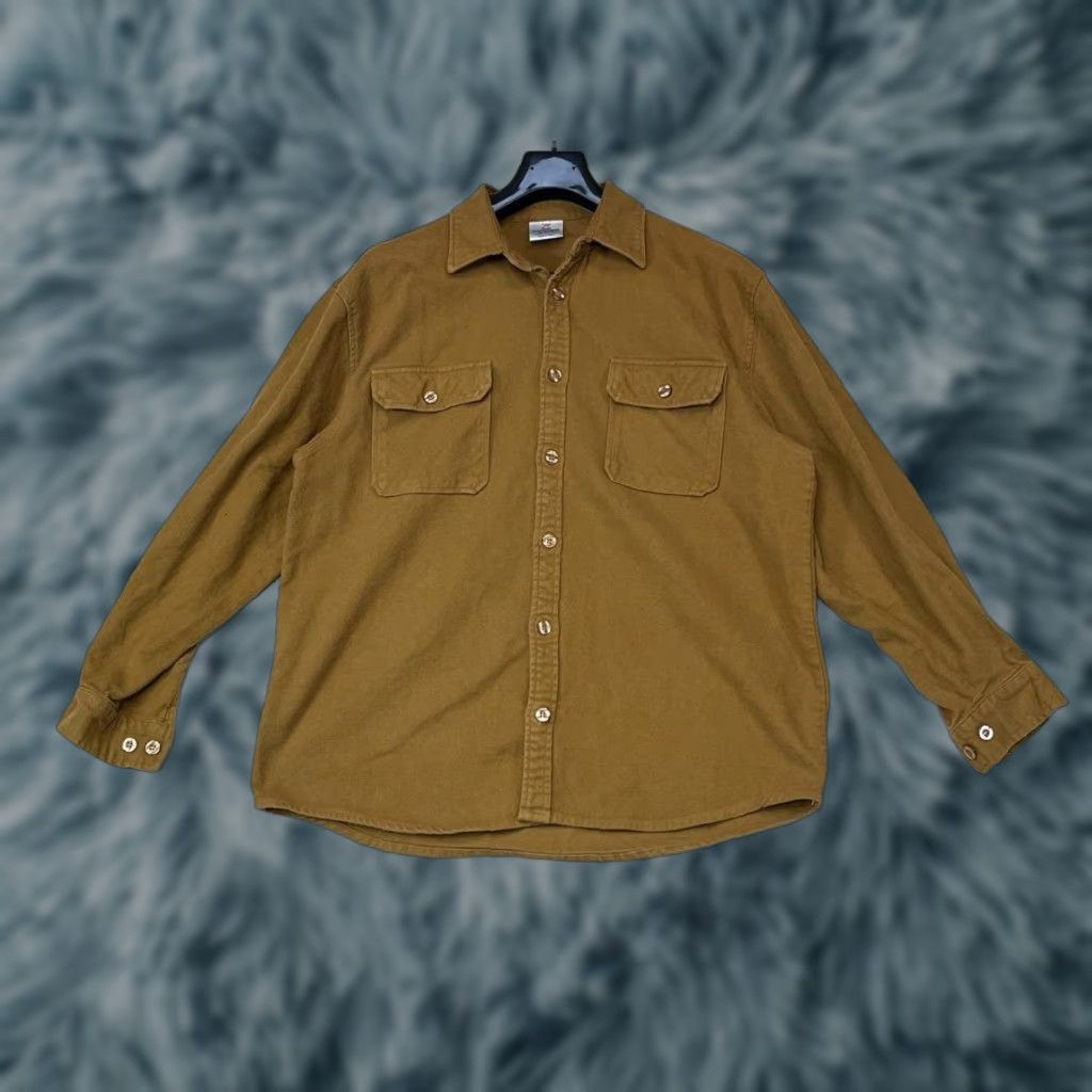 Rothco Rothco Shirt Mens 2XL Brown Button-Up Long Sleeve Outdoor Camping Casual Size US XXL / EU 58 / 5 - 1 Thumbnail