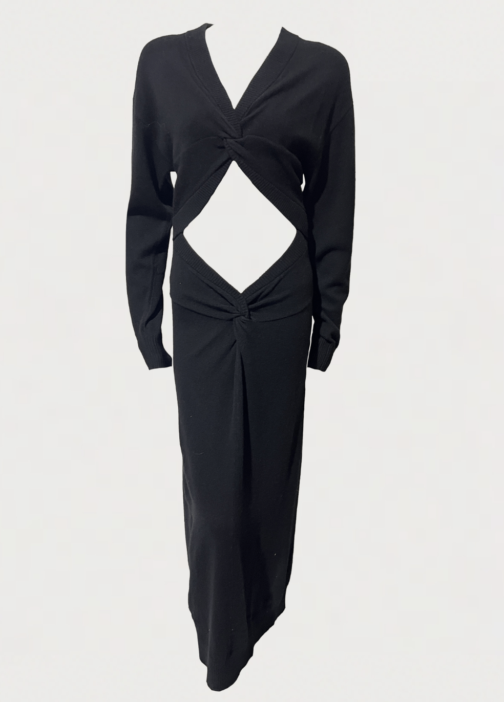 Christopher Esber Twist Disconnect Cashmere Dress Size S / US 4 / IT 40 - 5 Thumbnail
