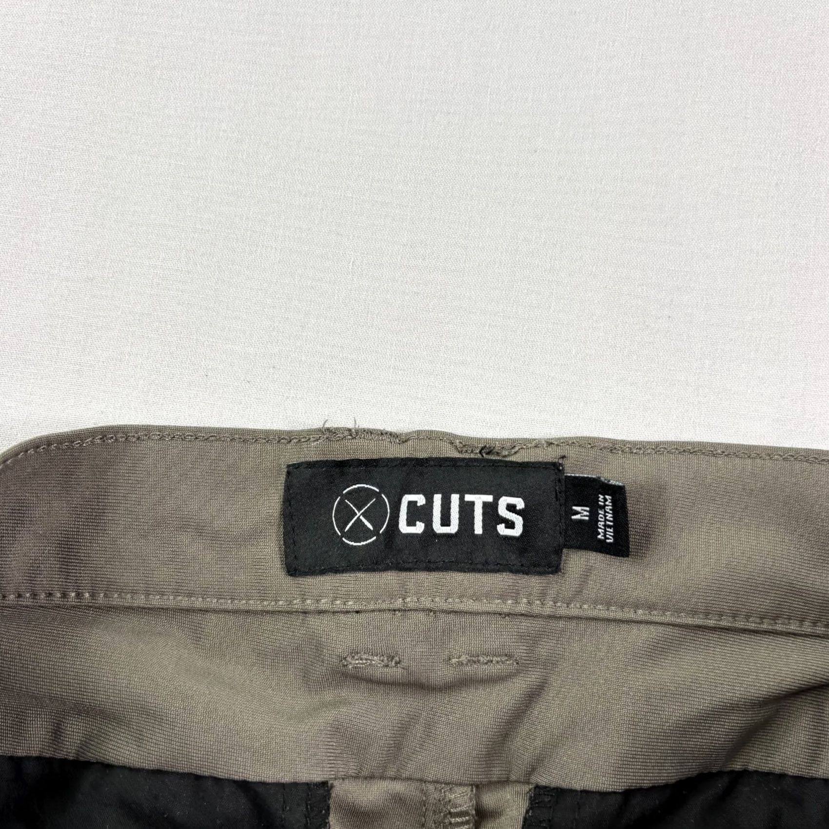 Cuts Cuts Jogger Pants Mens M Brown AO Tapered Athletic Stretch Casual Regular Inseam 28 Logo Size US 31 - 3 Thumbnail