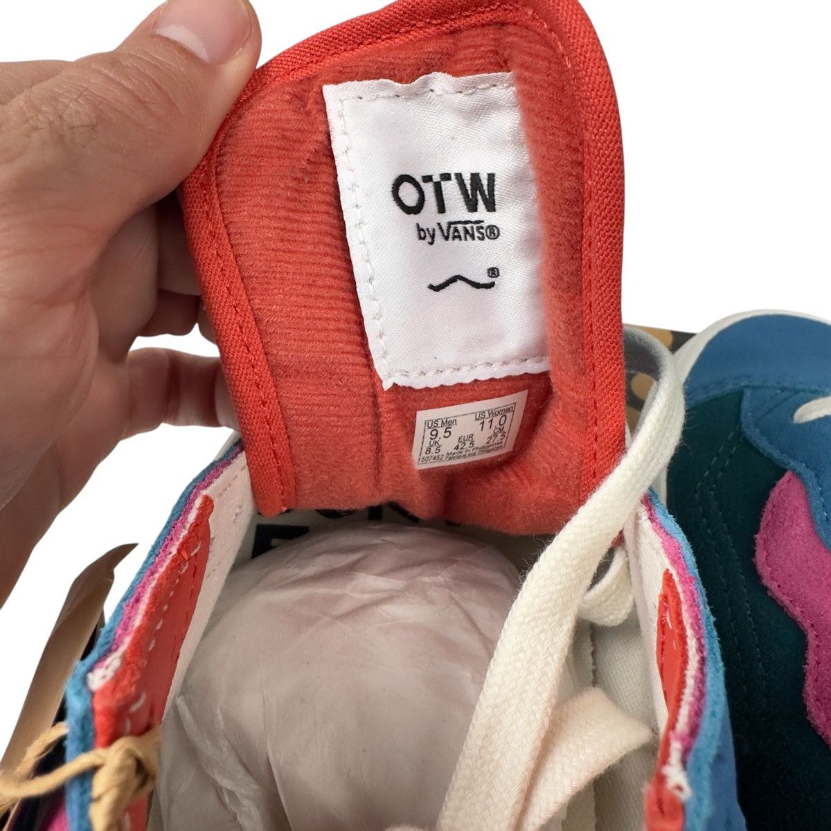 Vans VANS x Parra OTW Old Skool 36 Size 9.5 Midnight Carmine Size US 9.5 / EU 42-43 - 5 Thumbnail