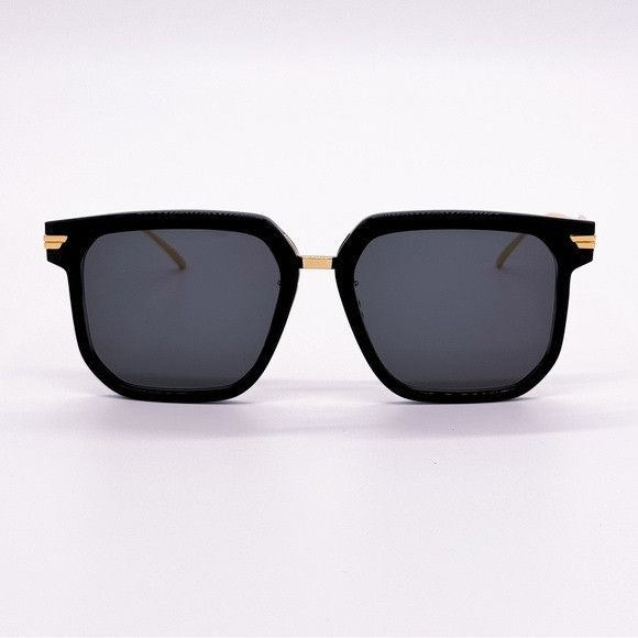 Bottega Veneta NEW BOTTEGA VENETA BV1083SA 001 WOMEN BLACK SQUARE SUNGLASSE Size ONE SIZE - 4 Thumbnail