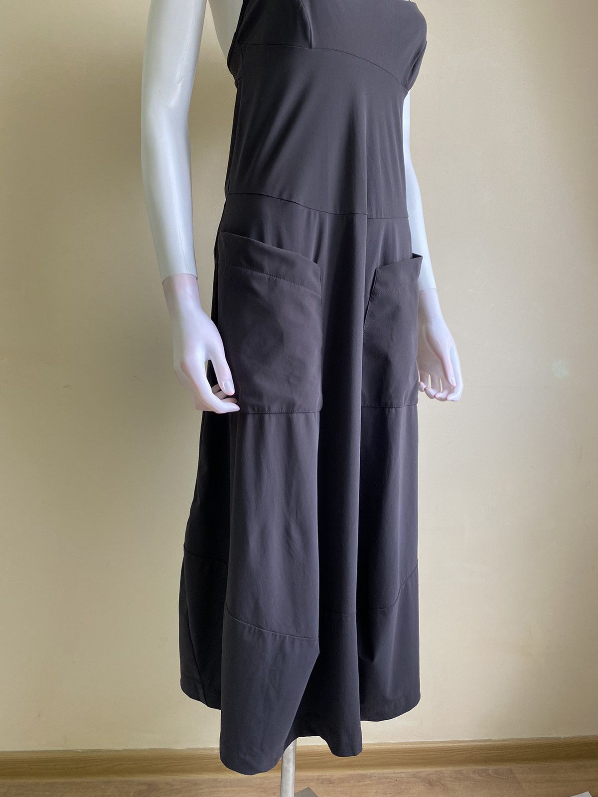 Marithe + Francois Girbaud Marithe Francois Girbaud Womens Sleeveless Grey Midi Dress Size XL / US 12-14 / IT 48-50 - 4 Thumbnail