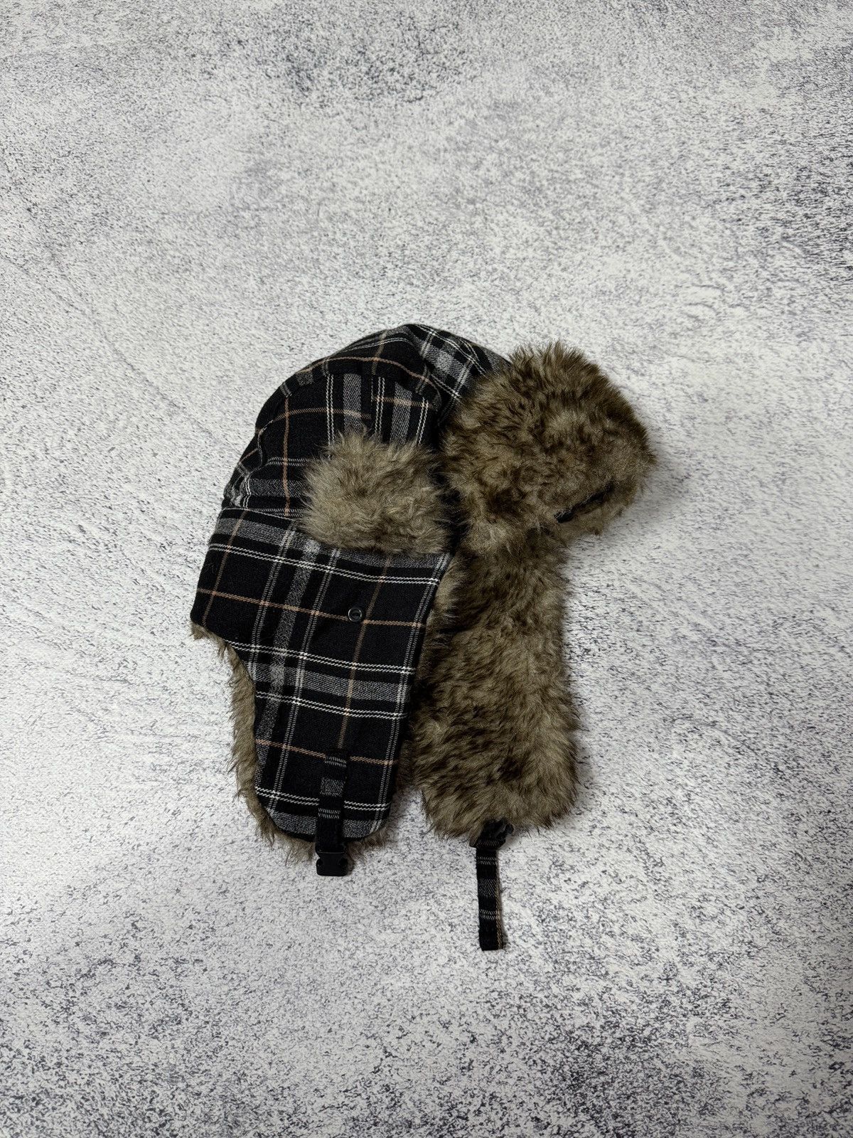 Japanese Brand Y2K Fuzzy Fur Trapper Alt Mohair Cute Hat Ushanka Size ONE SIZE - 6 Thumbnail
