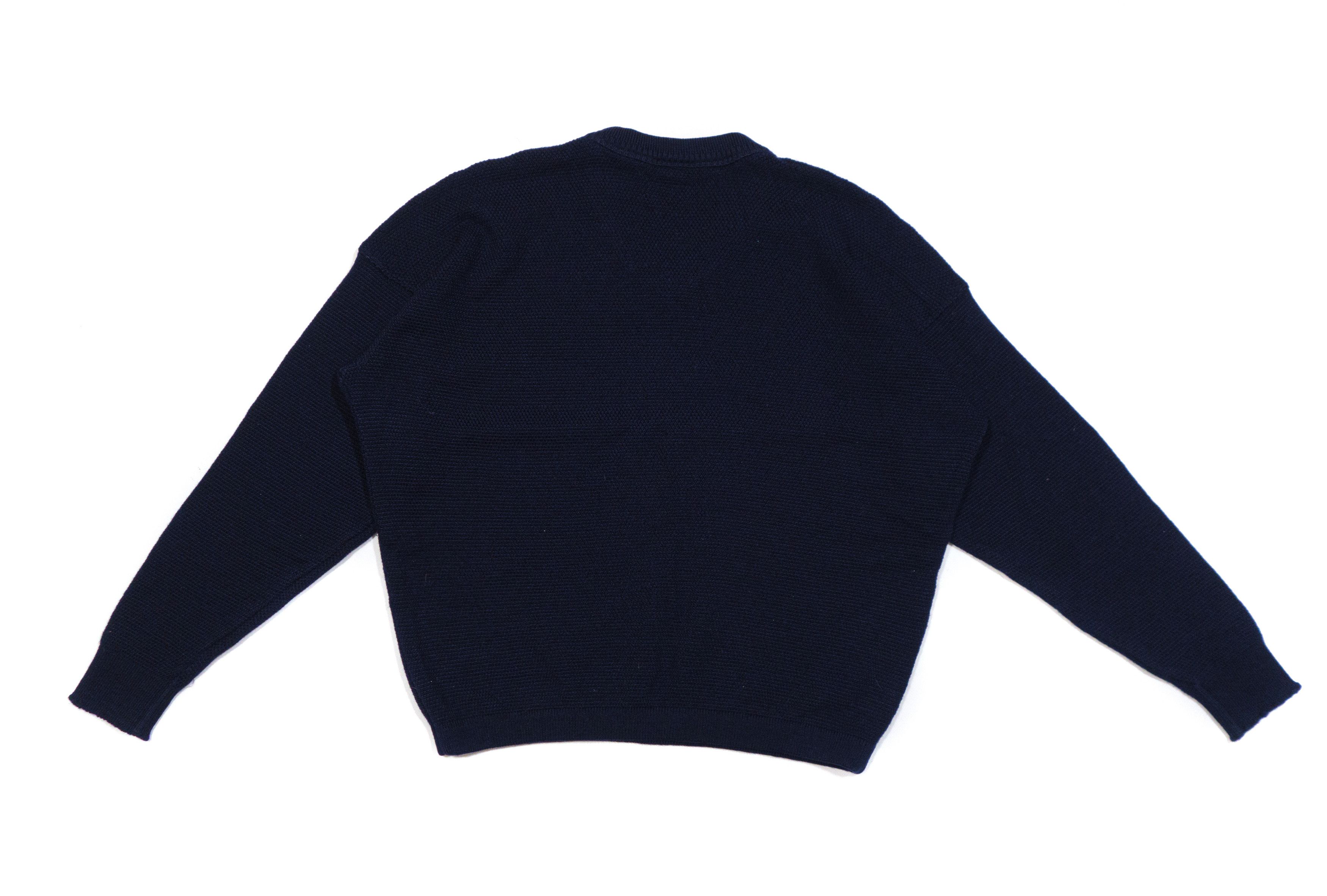 Lacoste 90S Logo V-Neck Wool Knit Made in France Size US L / EU 52-54 / 3 - 2 Thumbnail