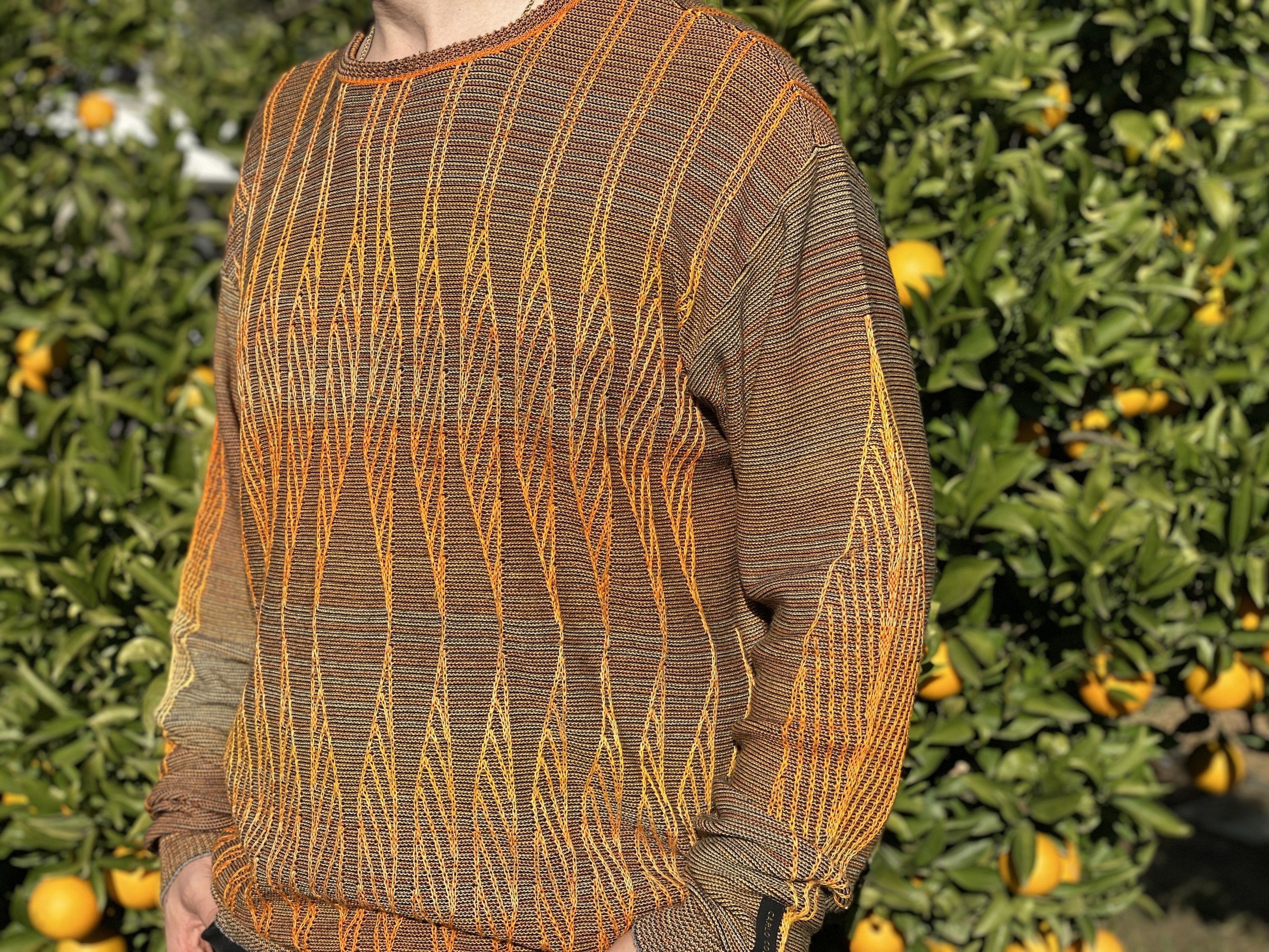 Carlo Colucci Carlo Colucci Rainbow 3D Sweater Cosby size 54 L XL Pullover Size US L / EU 52-54 / 3 - 9 Thumbnail