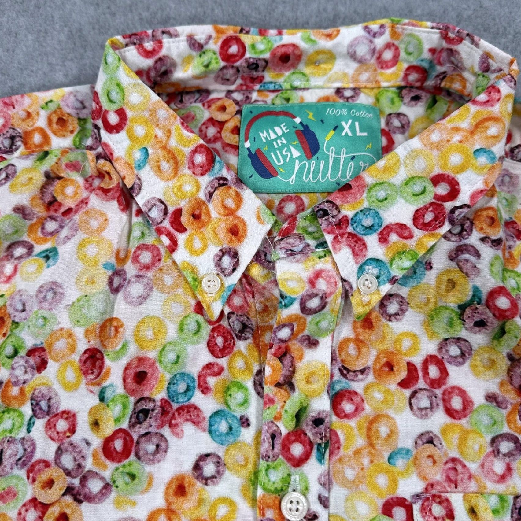 Chubbies Chubbies Shirt Mens XL Button Front Cotton Made USA Size US XL / EU 56 / 4 - 4 Thumbnail