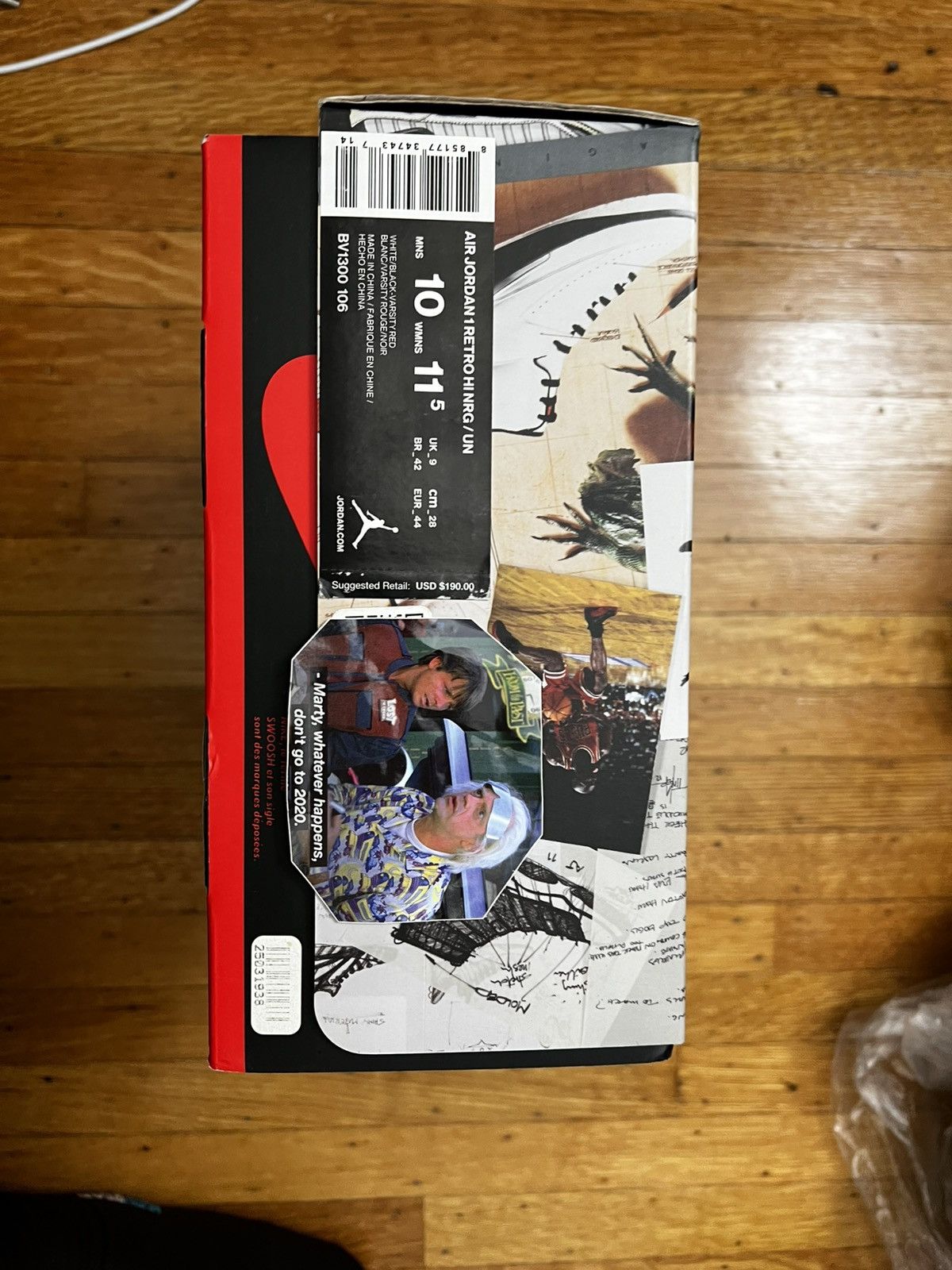 Jordan Brand × Union LA Jordan 1 Retro High Union Los Angeles Black Toe Size US 10 / EU 43 - 4 Thumbnail