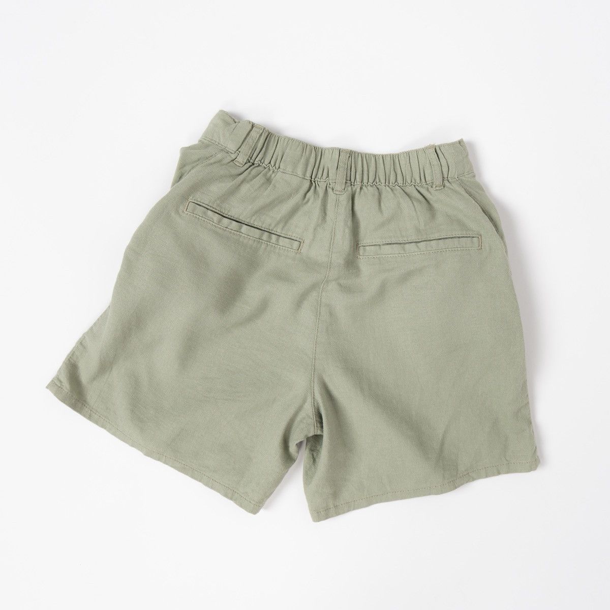 H&M H&M Womens Linen Blend Shorts Green Casual Summer Relaxed Size 26" / US 2 / IT 38 - 2 Thumbnail