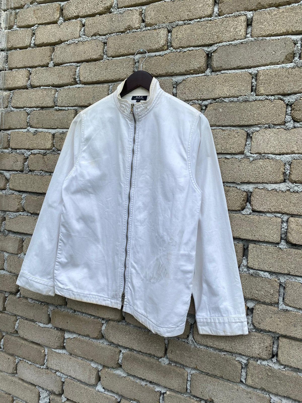 A.P.C. A.P.C Cotton Zipper Jacket Size US M / EU 48-50 / 2 - 4 Thumbnail