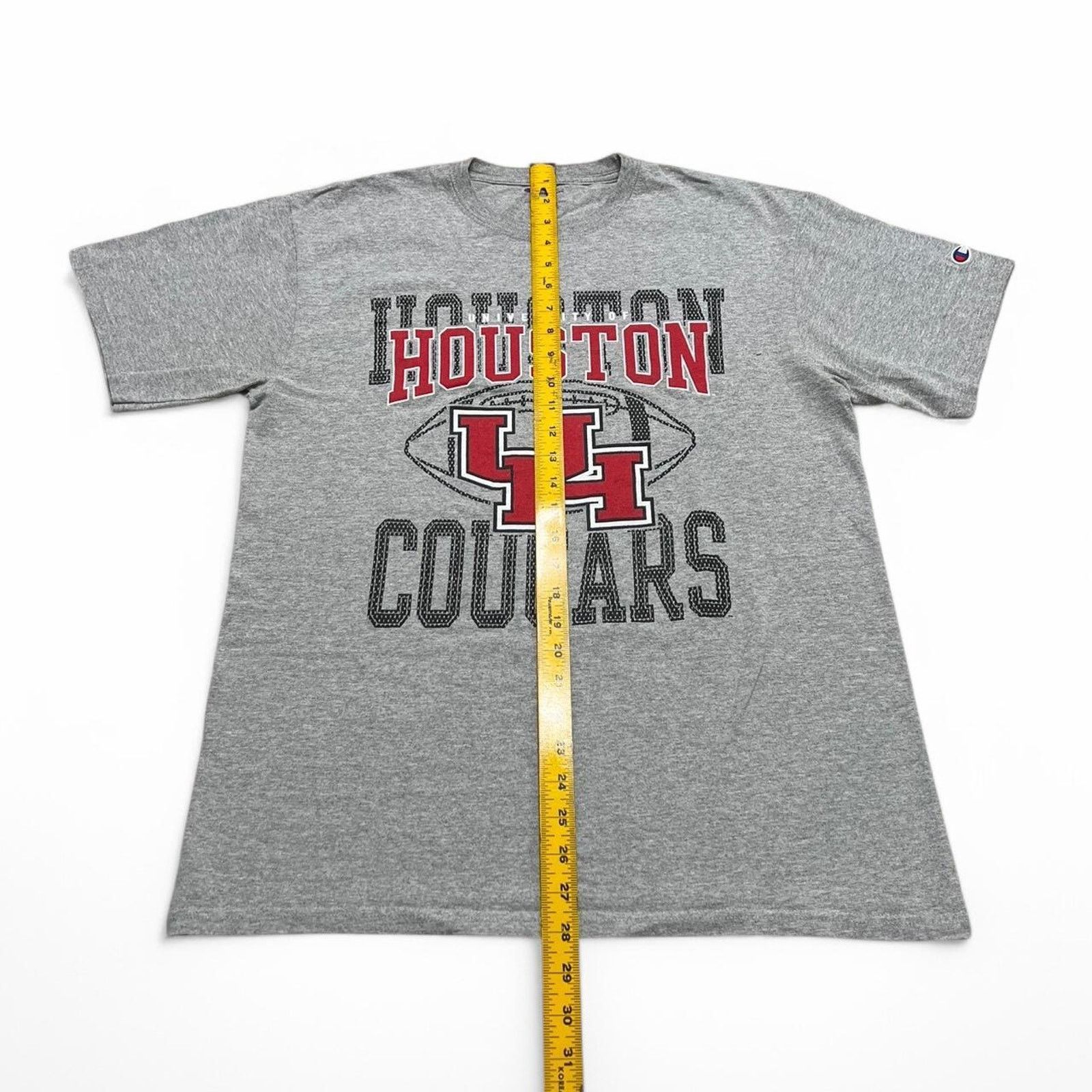 Champion University of Houston Cougars Light Gray Champion Tee - L Size US L / EU 52-54 / 3 - 3 Thumbnail
