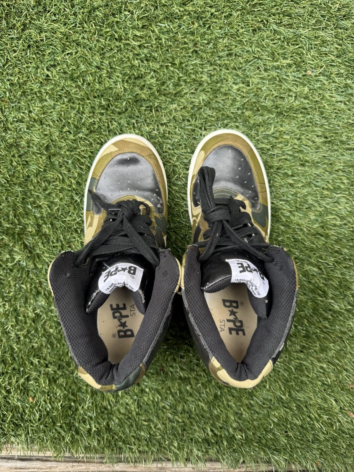 Bape A Bathing Ape BAPE STA HI Camo Black Sneakers Size 5.5 Size US 5.5 / IT 35.5 - 4 Thumbnail