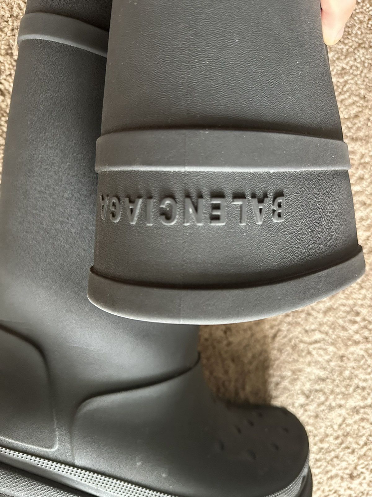 Balenciaga Balenciaga Croc Boots Size US 10 / EU 43 - 3 Thumbnail