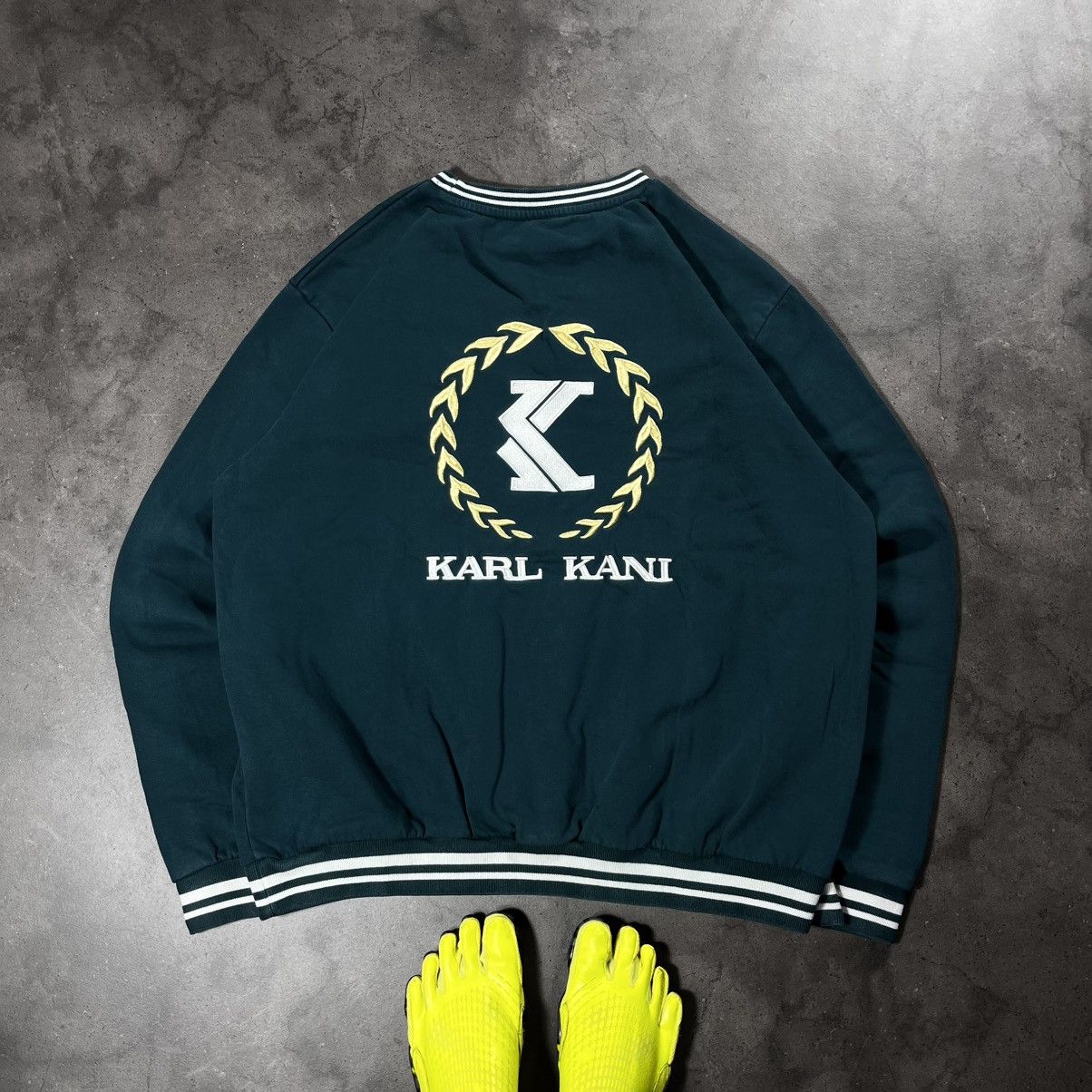 Karl Kani Karl Kani Vintage JNCO Big Logo Spellout Crewneck Sweatshirt Size US XL / EU 56 / 4 - 1 Thumbnail