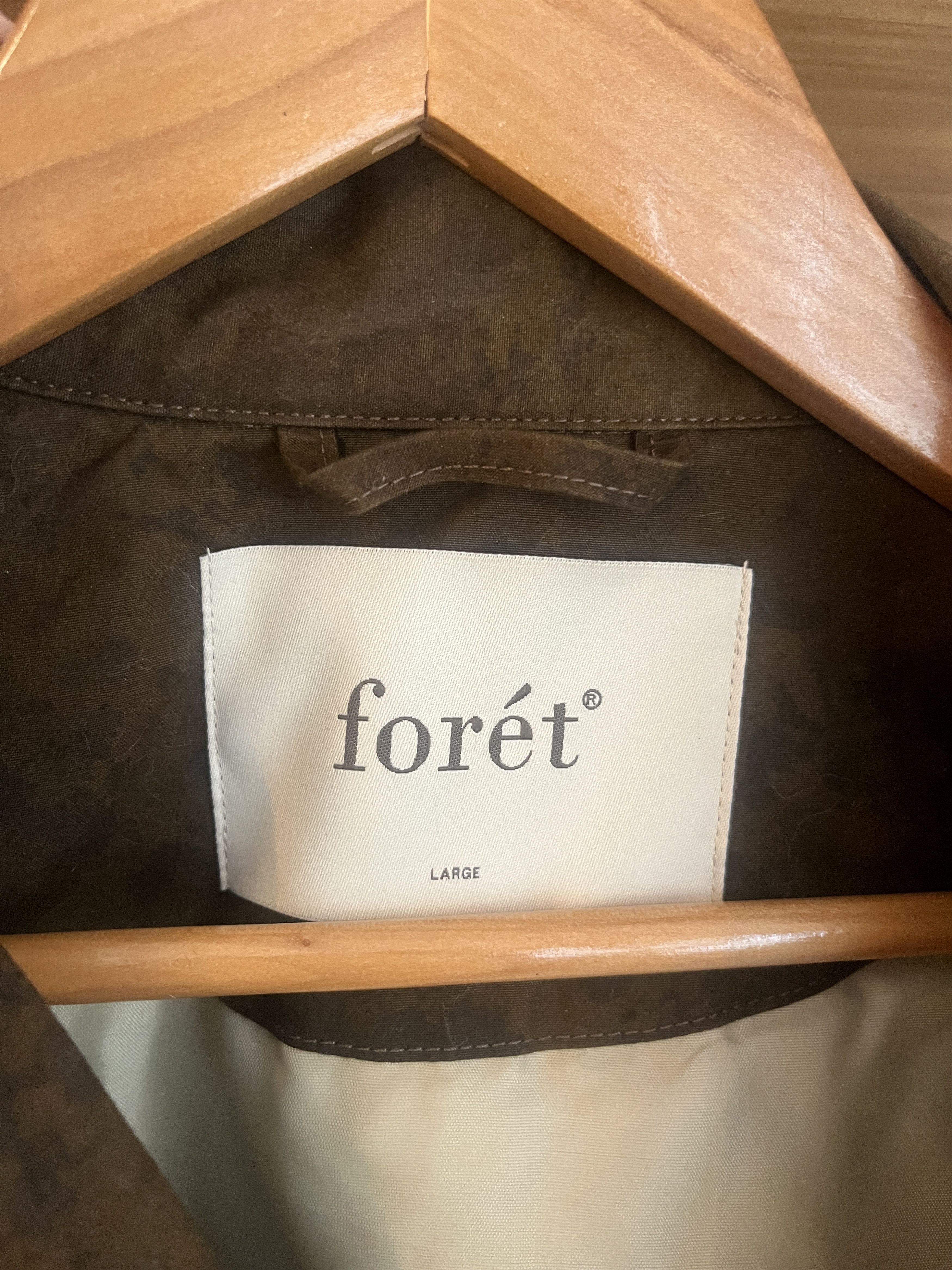 foret Forét Hike Field Jacket Brown, Waxed Cotton Size US L / EU 52-54 / 3 - 5 Thumbnail