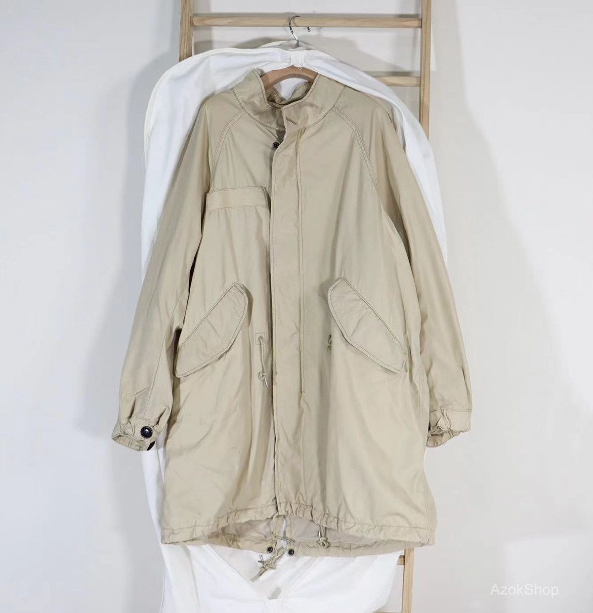 image of Visvim 19Ss Six Five Fishtail Parka Wmv in Ivory, Men's (Size Small)