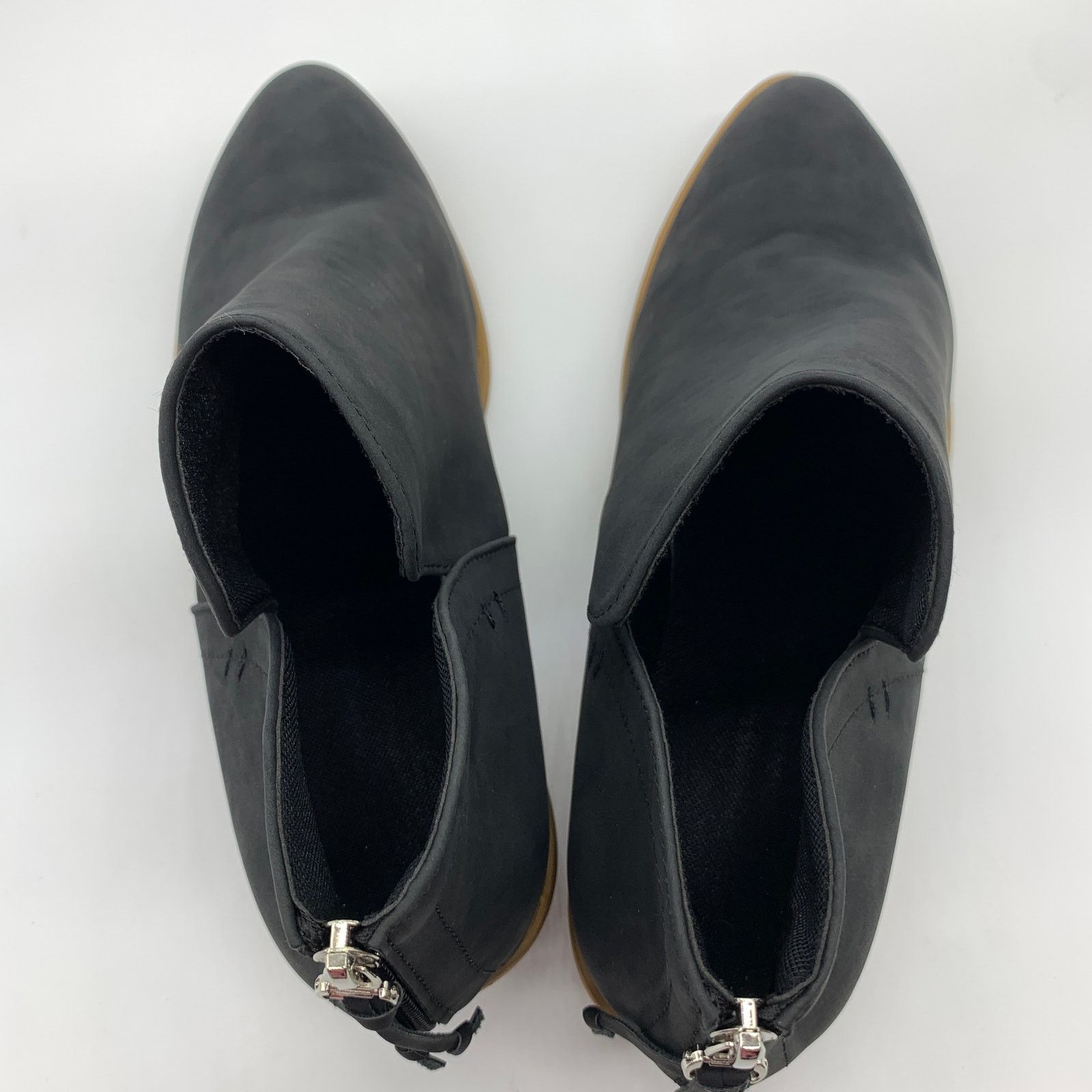 Other Womens Ankle Boot Size 10 Black Pointed Toe Zipper Size US 10 / IT 40 - 4 Thumbnail
