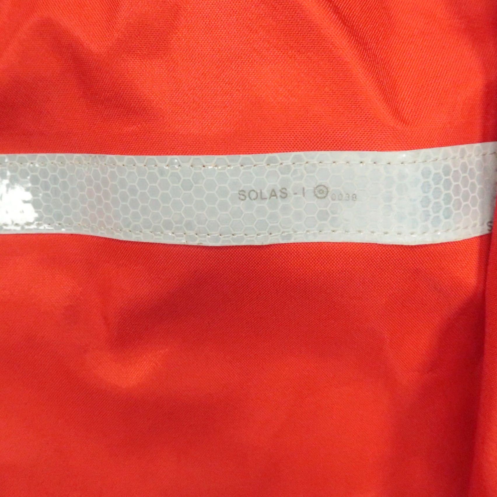 Rains Lifesaving Systems Corp Jacket Mens XL Orange Rain Coat Hooded Full Zip Pockets Waterproof Rain Tech Nylon Softshell Long Vest? Size US XL / EU 56 / 4 - 3 Thumbnail