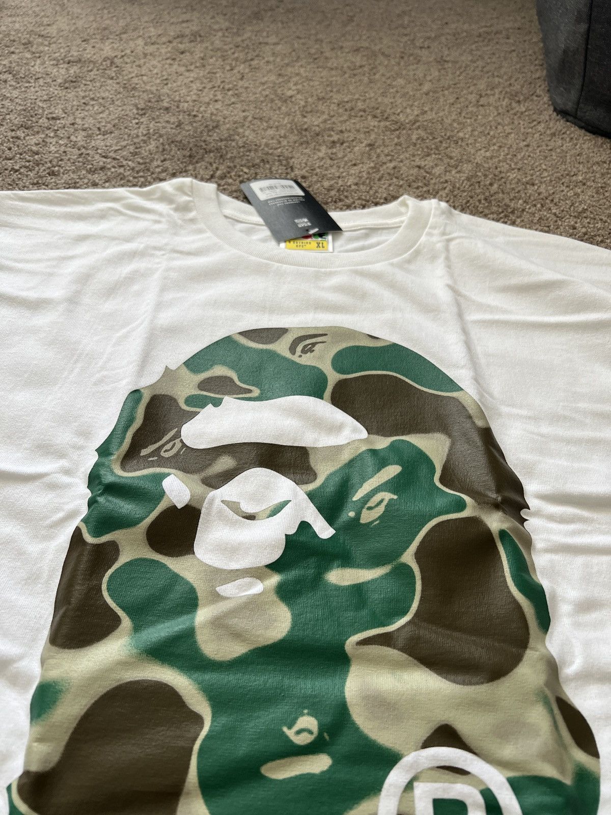 Bape Liquid Camo Big Ape Head Tee Size US XL / EU 56 / 4 - 3 Thumbnail