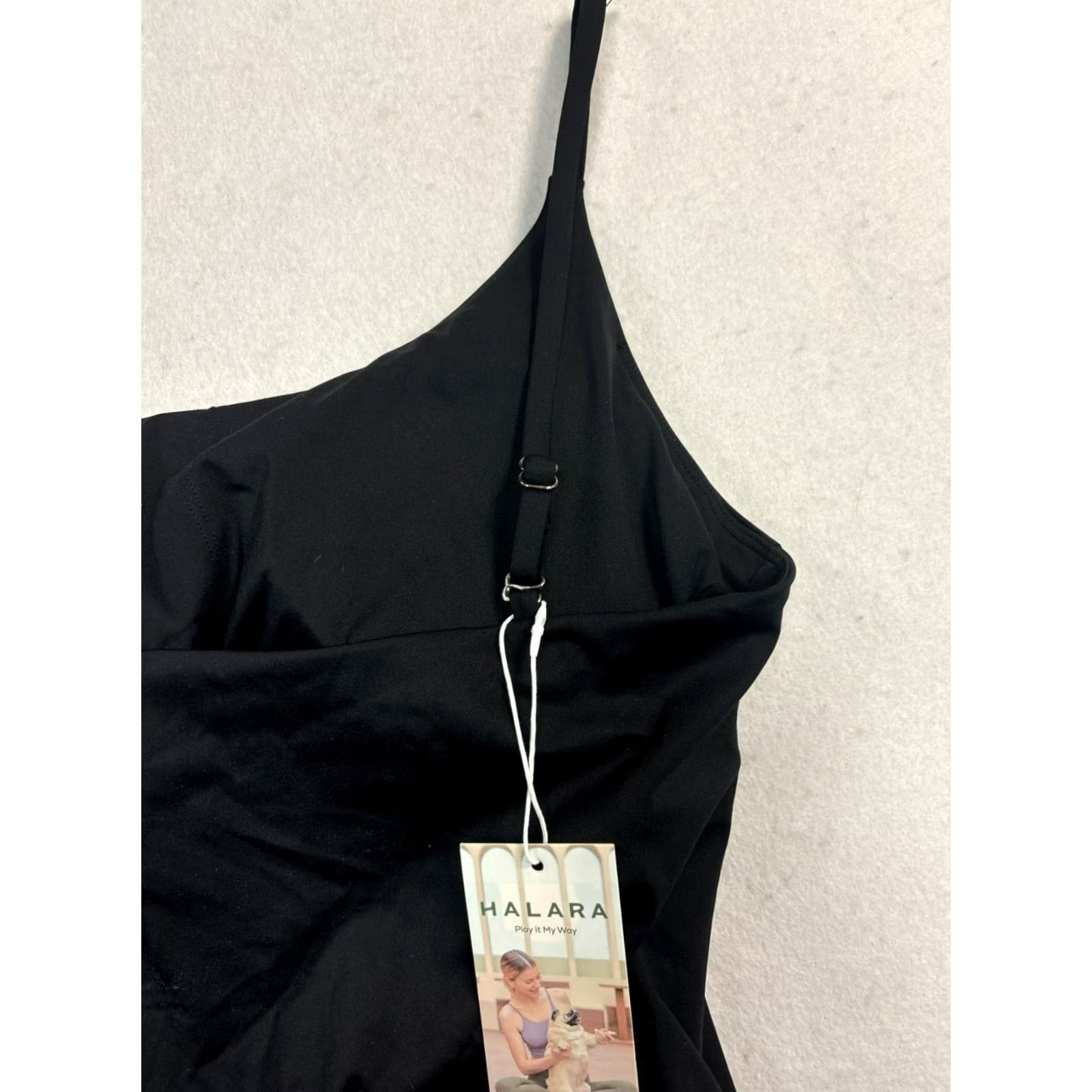 Vintage Halara dress size L black tank yoga swim women Size L / US 10 / IT 46 - 8 Thumbnail